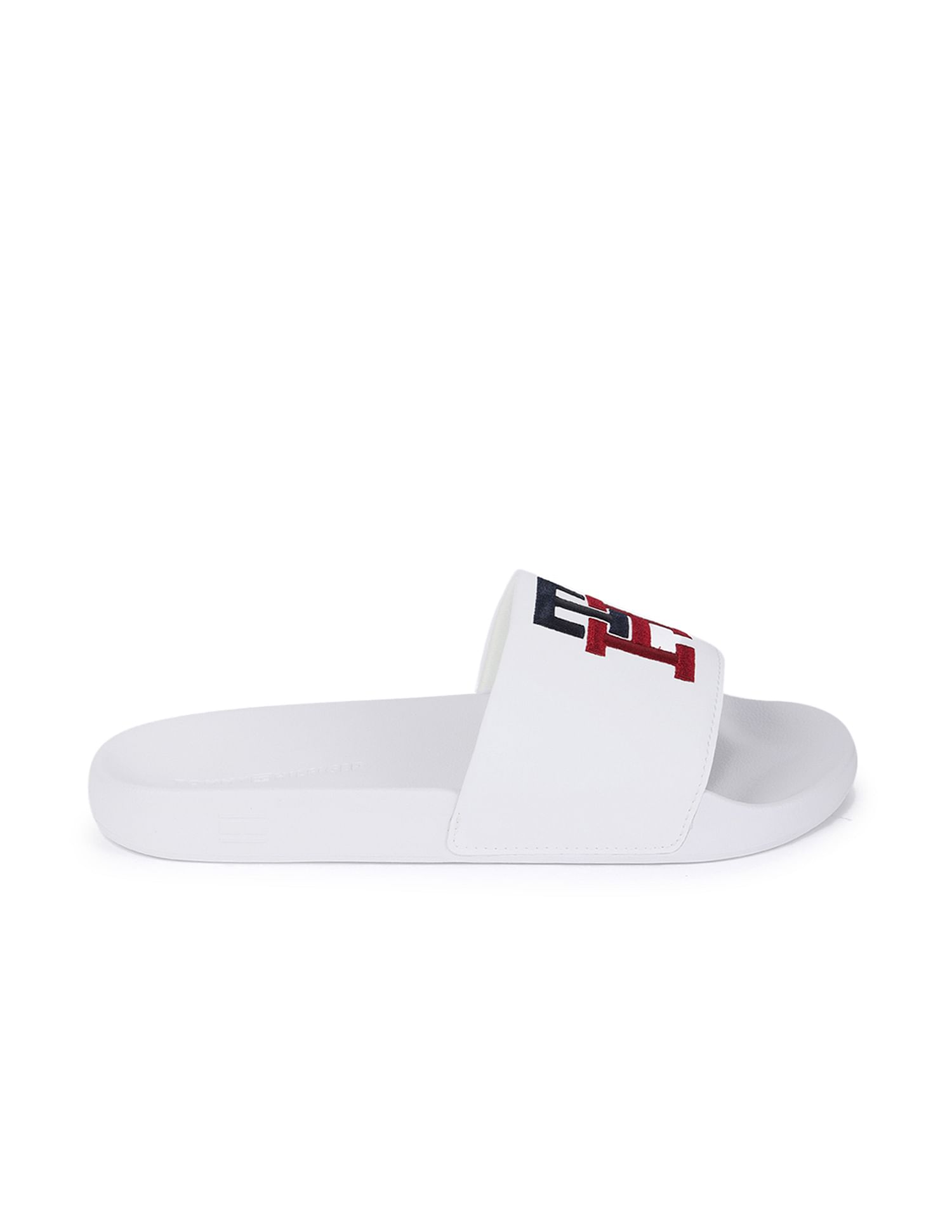 Buy Tommy Hilfiger Raised Embroidered Pool Slides NNNOW