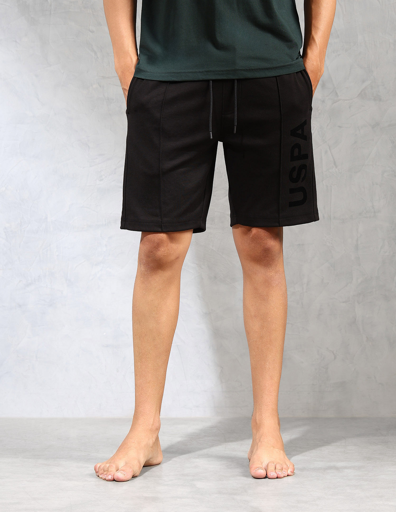 U.S. Polo Assn. Brand Printed OES06 Lounge Shorts - Pack Of 1
