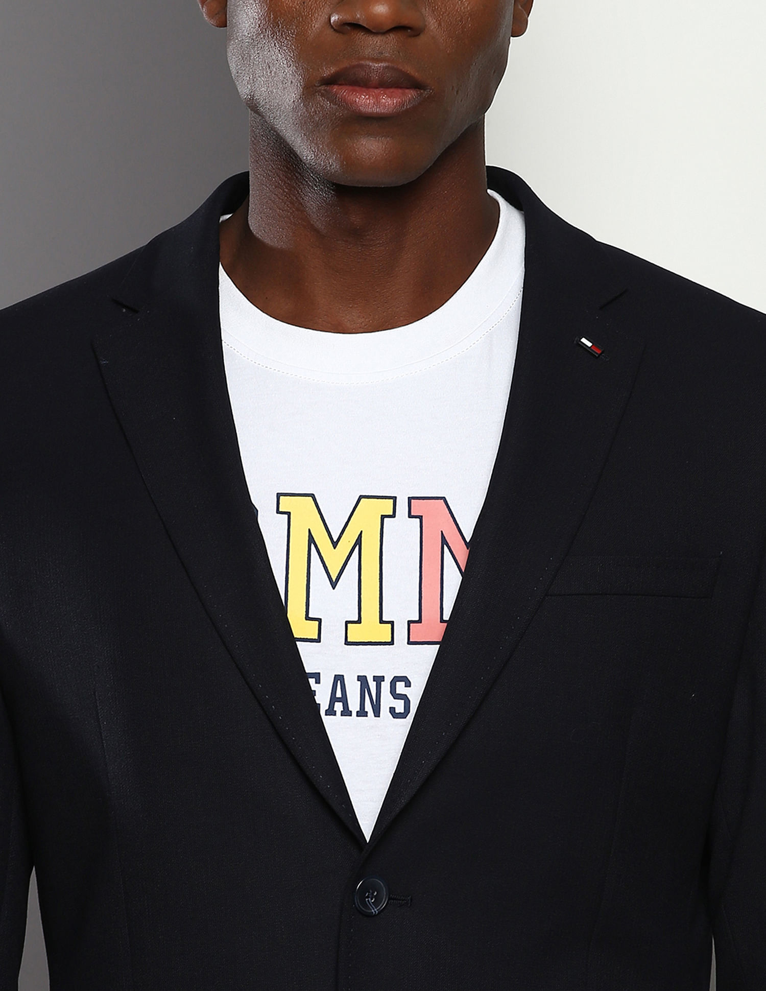 Tommy Hilfiger Solid Dobby Blazer