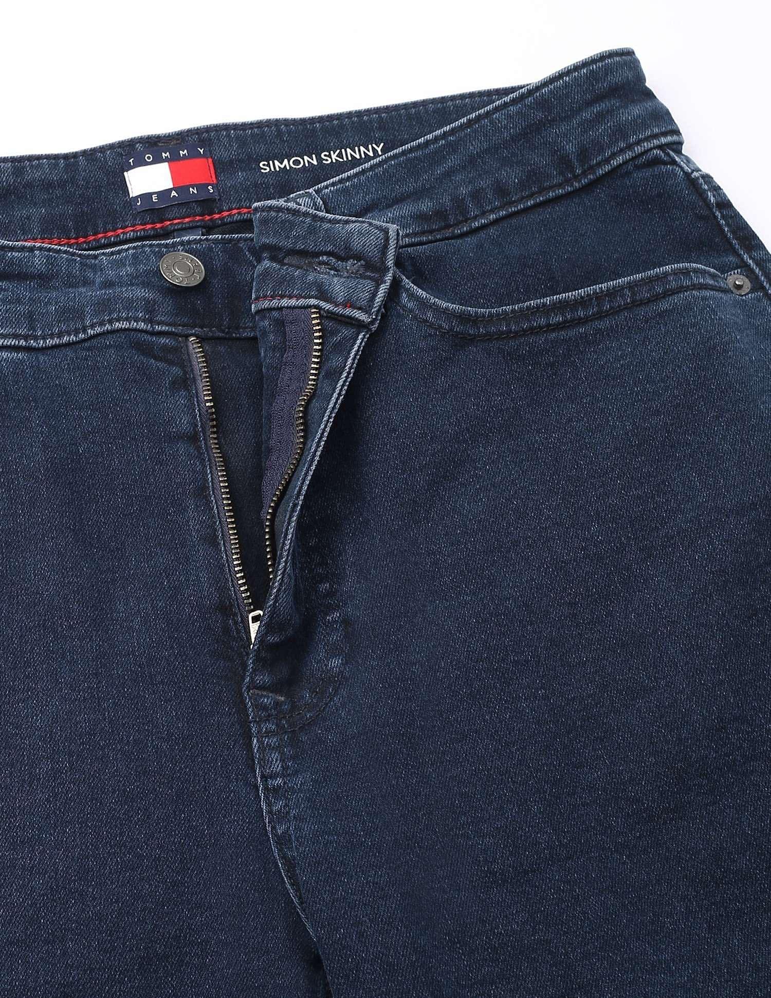 Tommy Hilfiger Rinse-Wash Skinny-Fit Mid Rise Jeans
