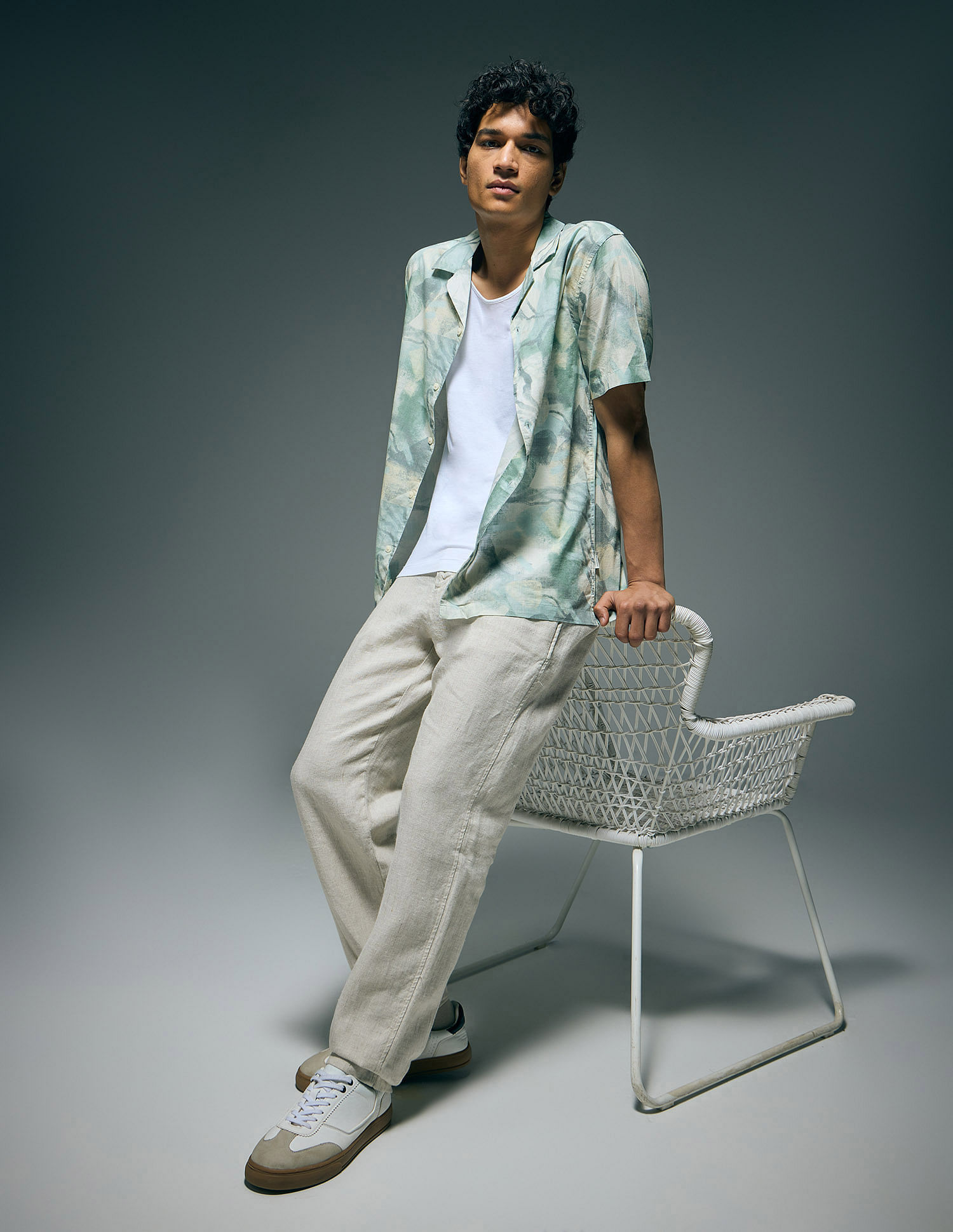 Flying Machine Pure Cotton Original Cuban Shirt