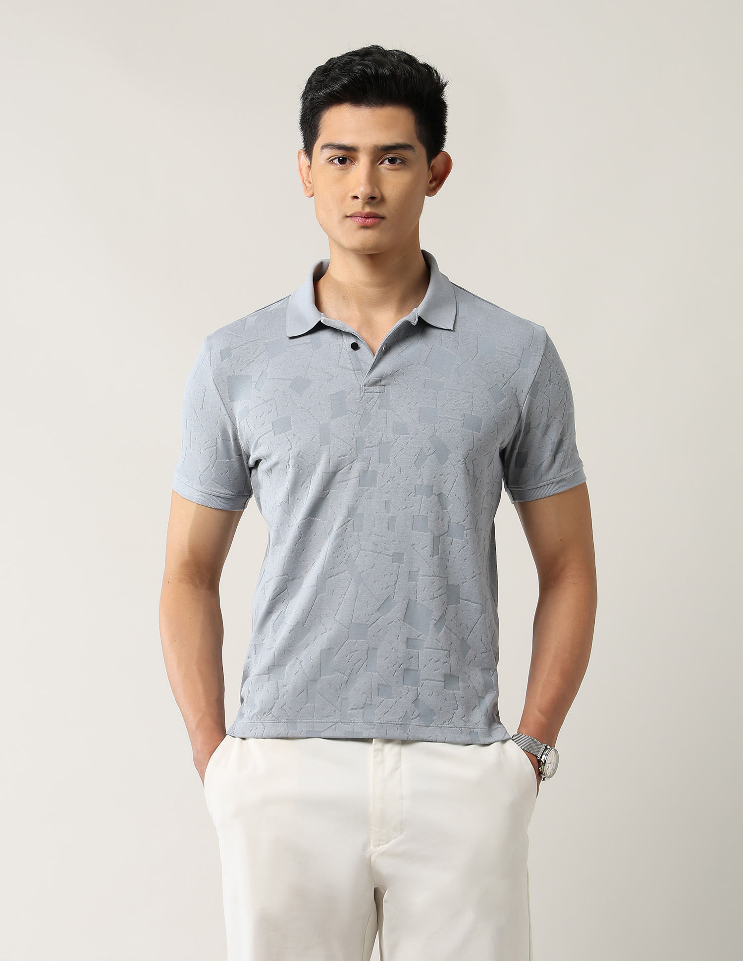 Arrow Newyork Pure Cotton Night Is Young Polo Shirt