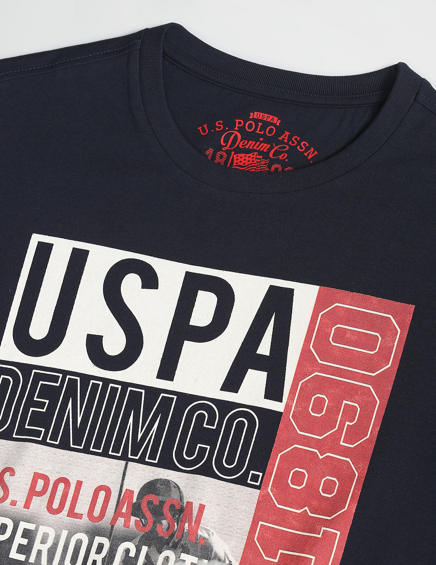 U.S. Polo Assn. Denim Co. Stacked Logo T-Shirt