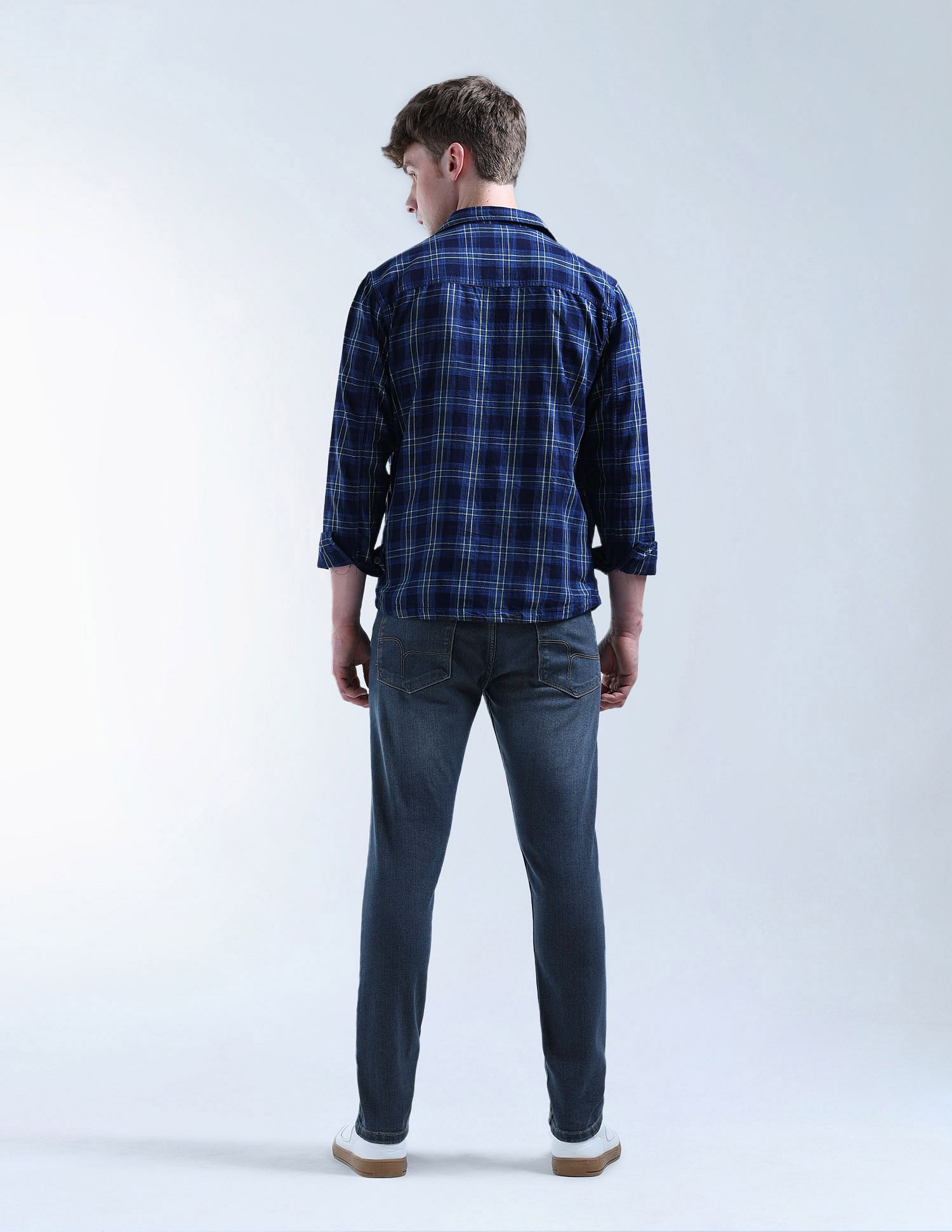 Flying Machine Slash Slim Tapered Fit Authentic Signature Jeans