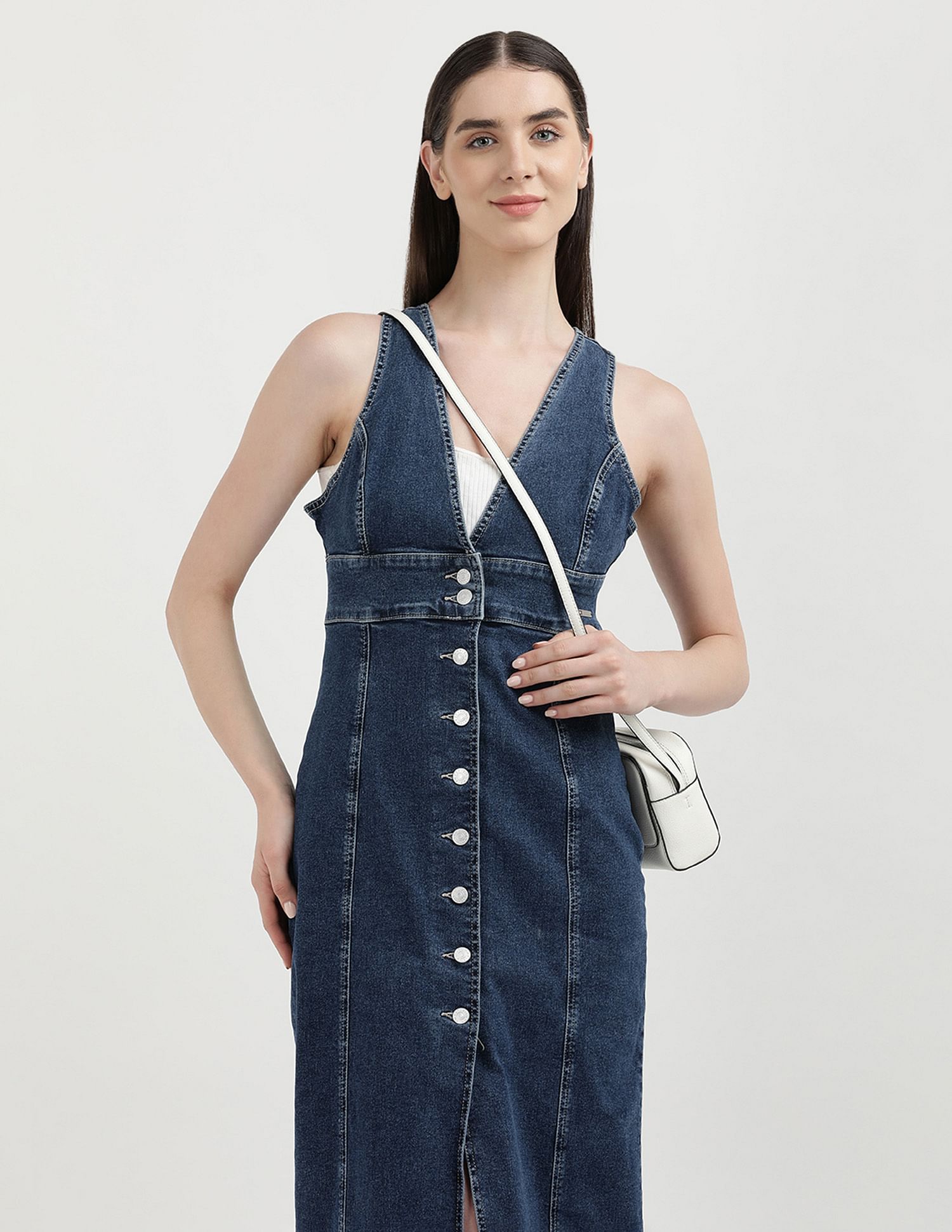 Tommy Hilfiger Maxi Button Dress