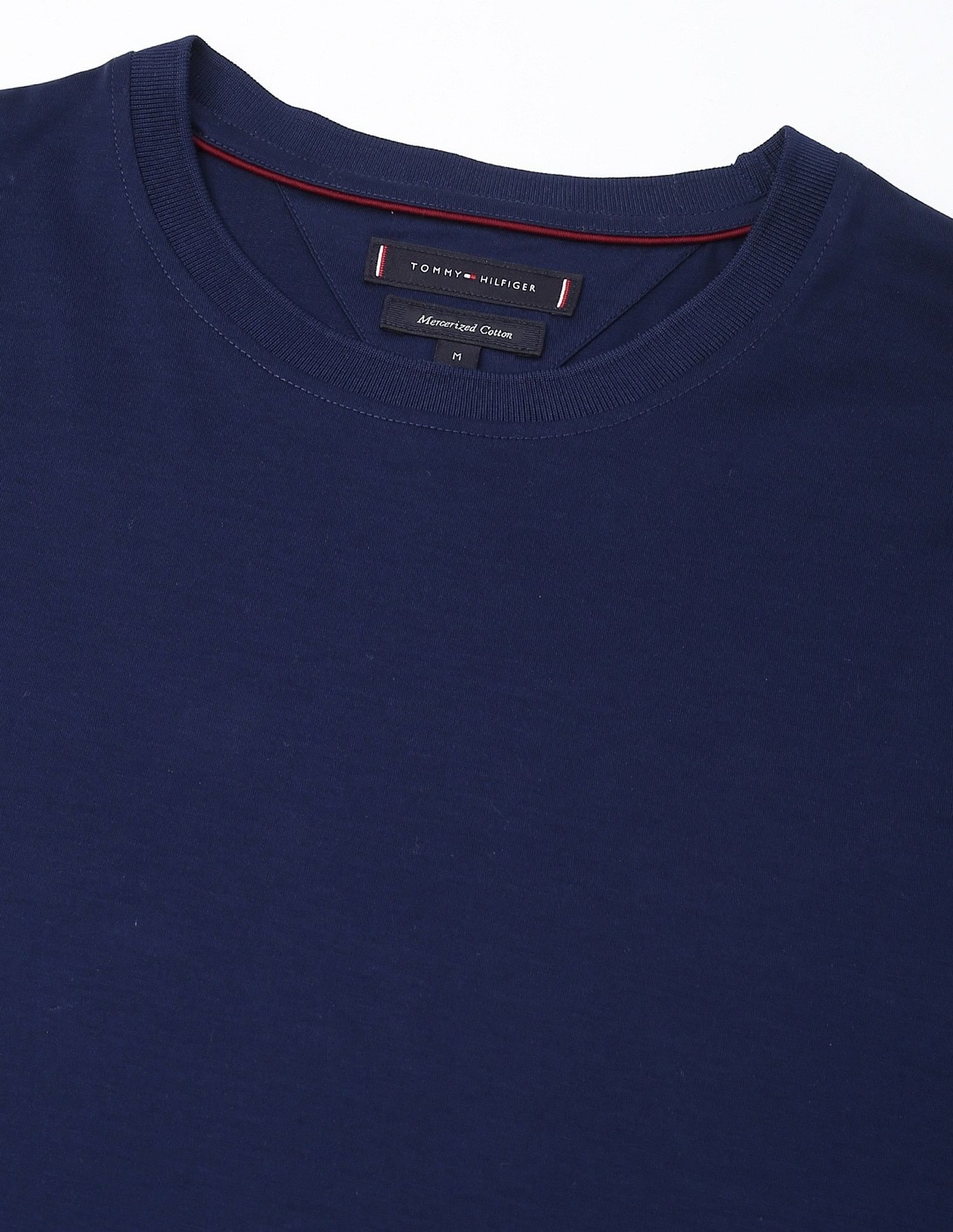 Tommy Hilfiger Solid Regular-Fit Cotton T-Shirt