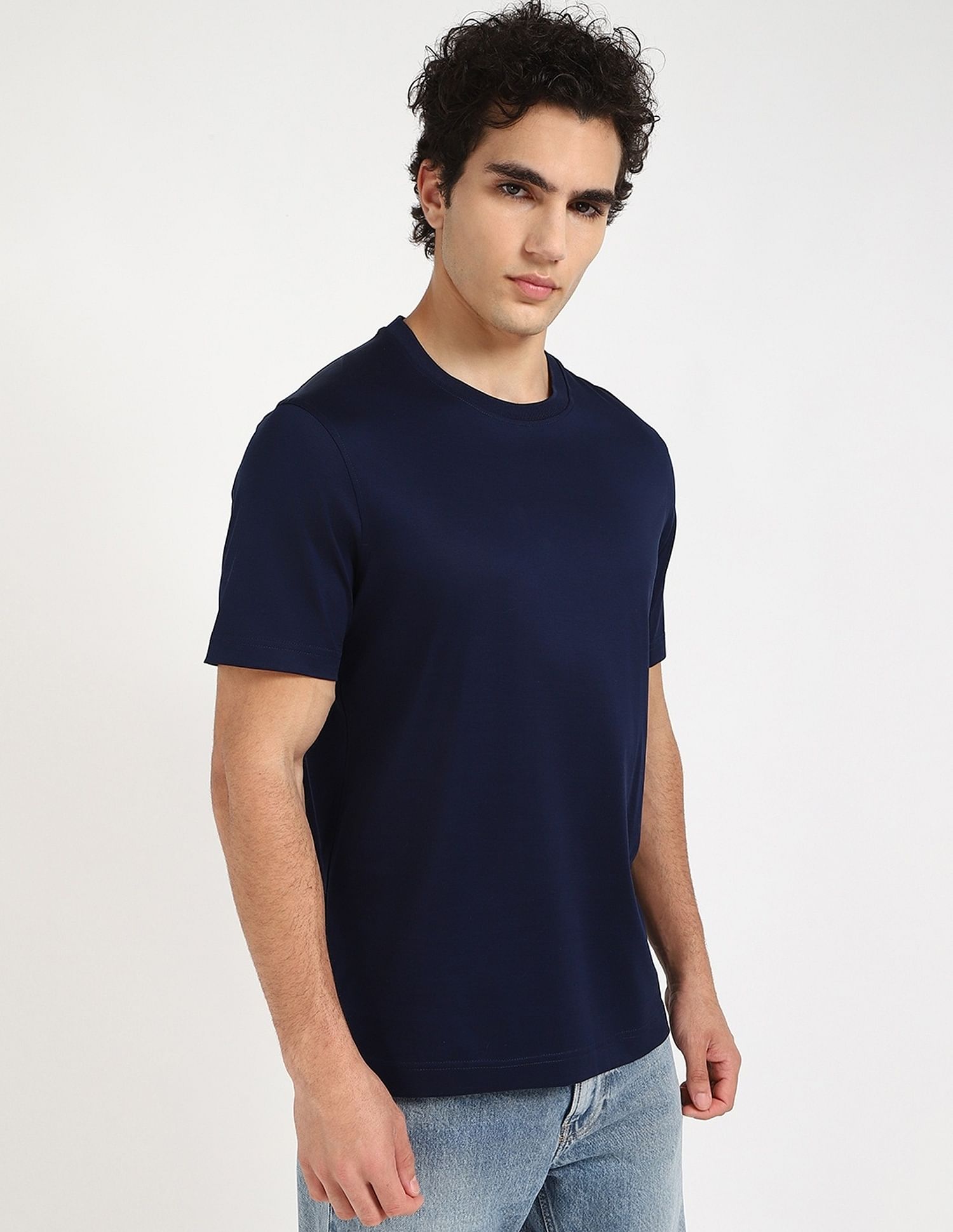 Tommy Hilfiger Solid Regular-Fit Cotton T-Shirt
