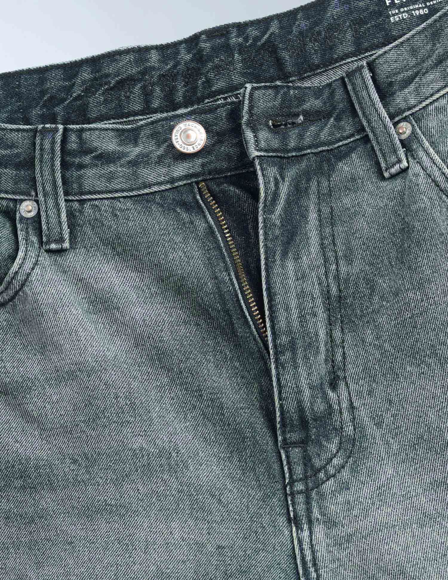 Flying Machine Cobain 90'S Loose Fit Stone Washed Jeans
