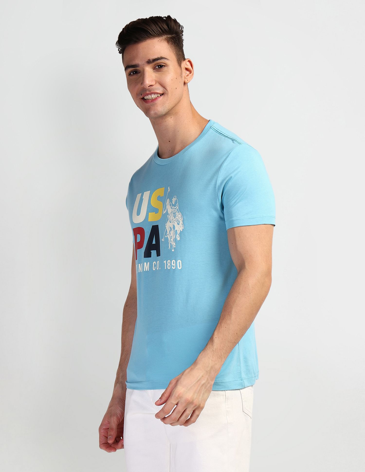 U.S. Polo Assn. Denim Co. Brand Print Muscle Fit T-Shirt