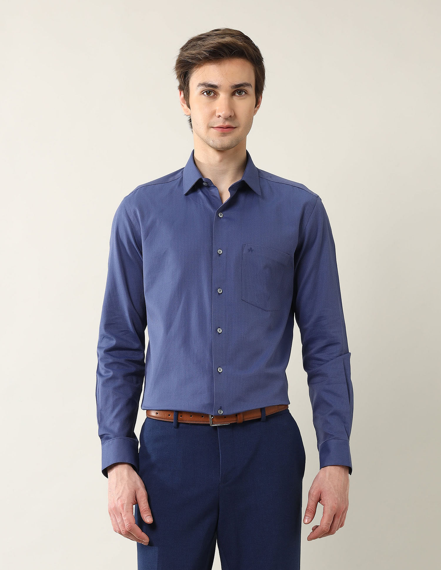 Arrow Textured Liberty Classic Fit Ceremonial Shirt