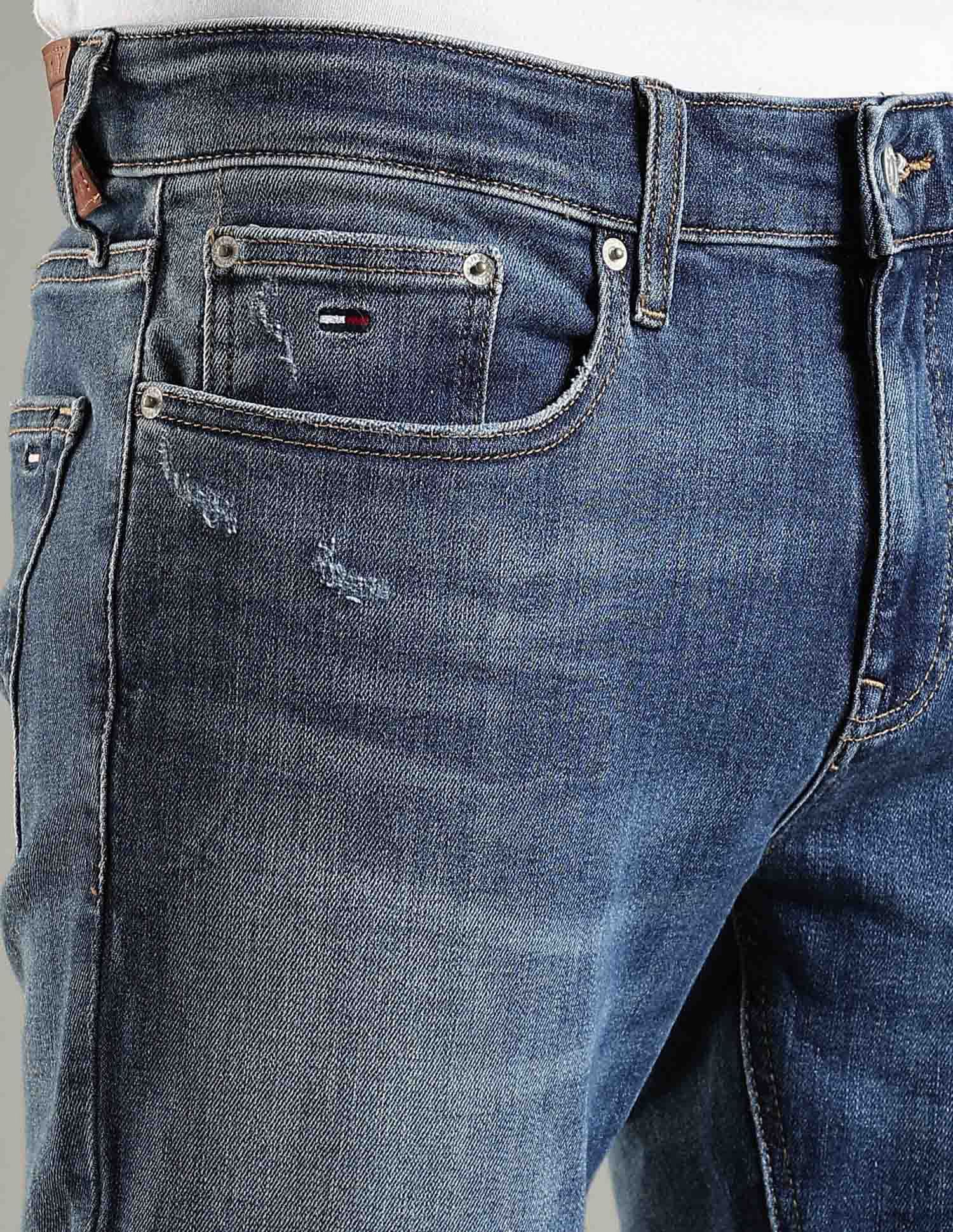 Tommy Hilfiger Cotton Slim Fit Mid Rise Jeans