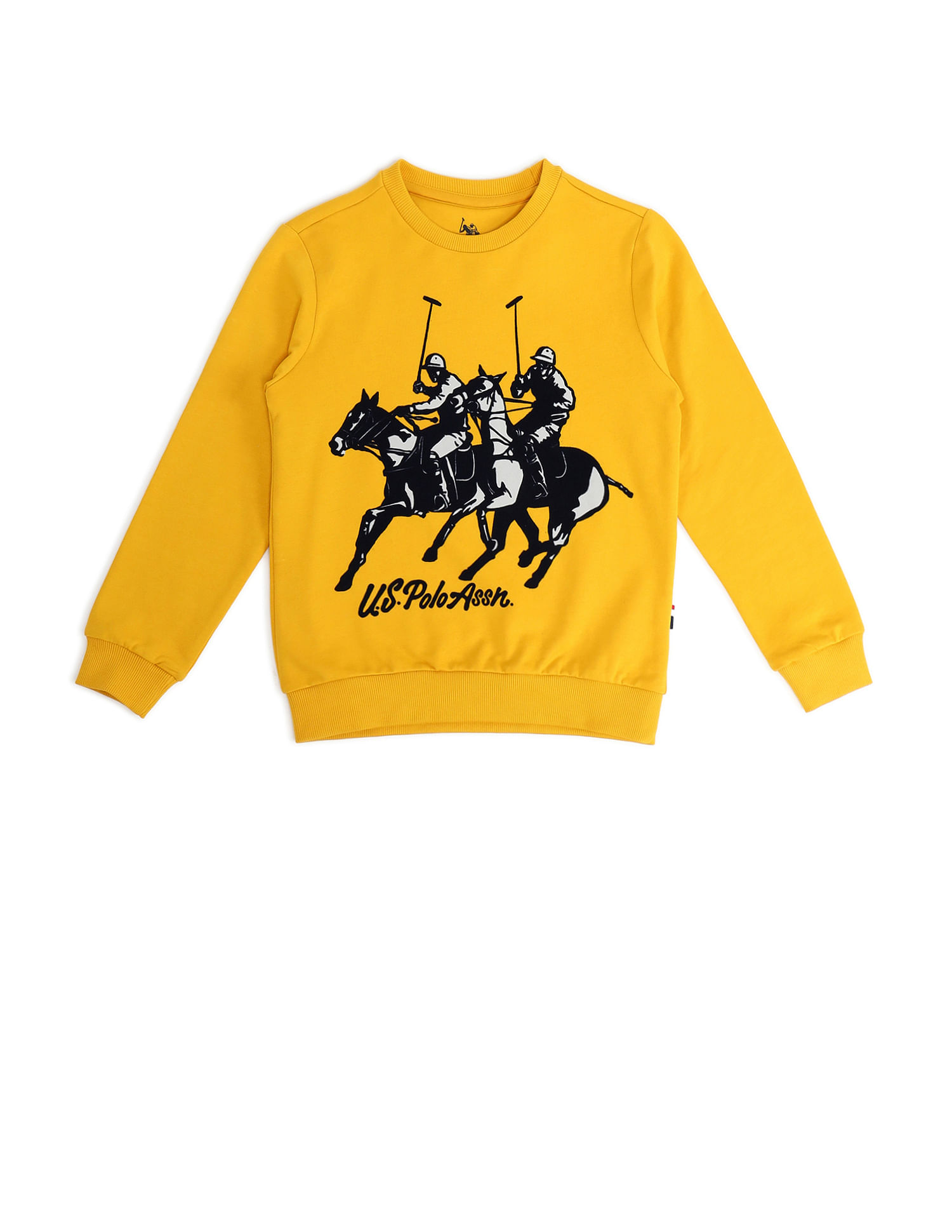 U.S. Polo Assn. Kids Boys Colour block Sweatshirt