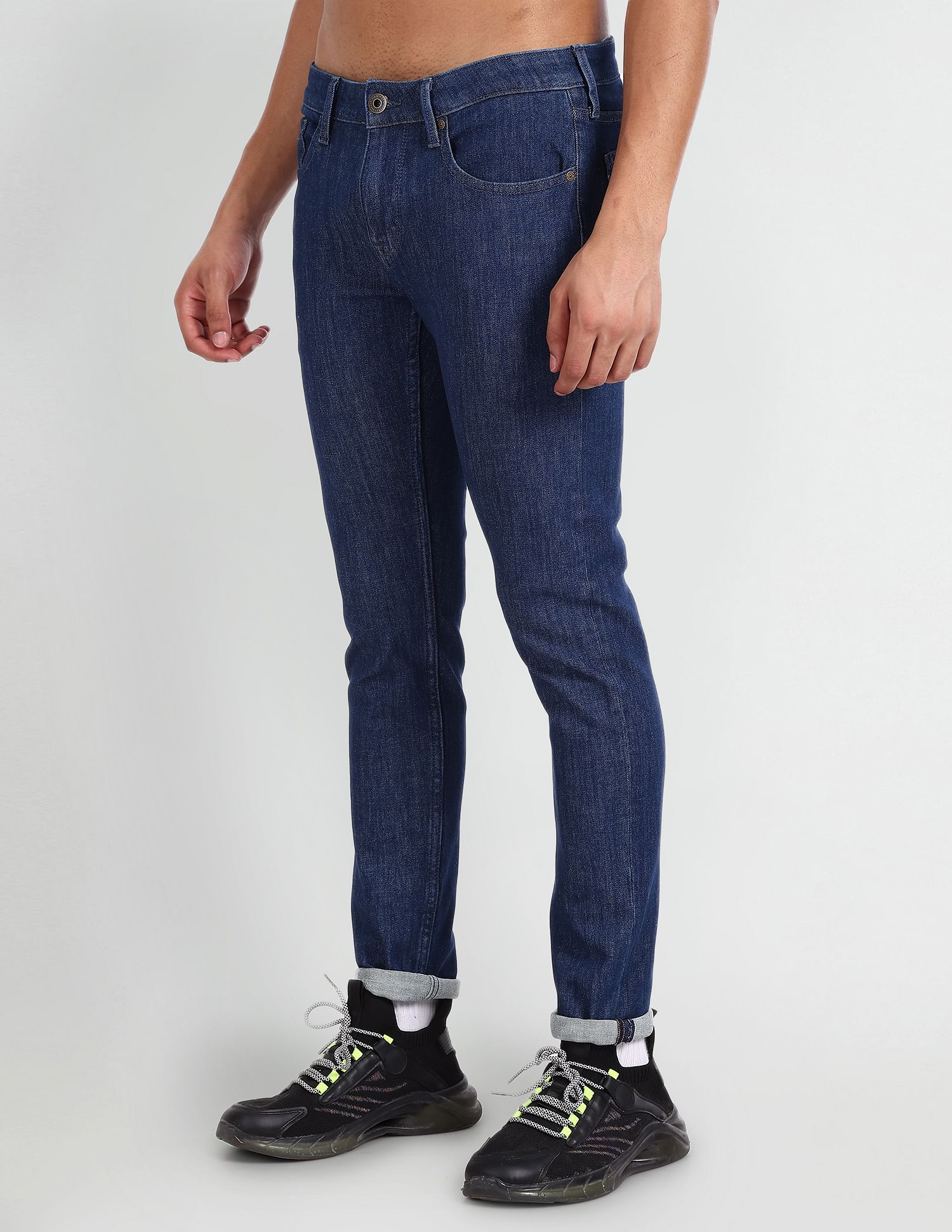 Flying Machine Jackson Super Skinny Rinsed Jeans