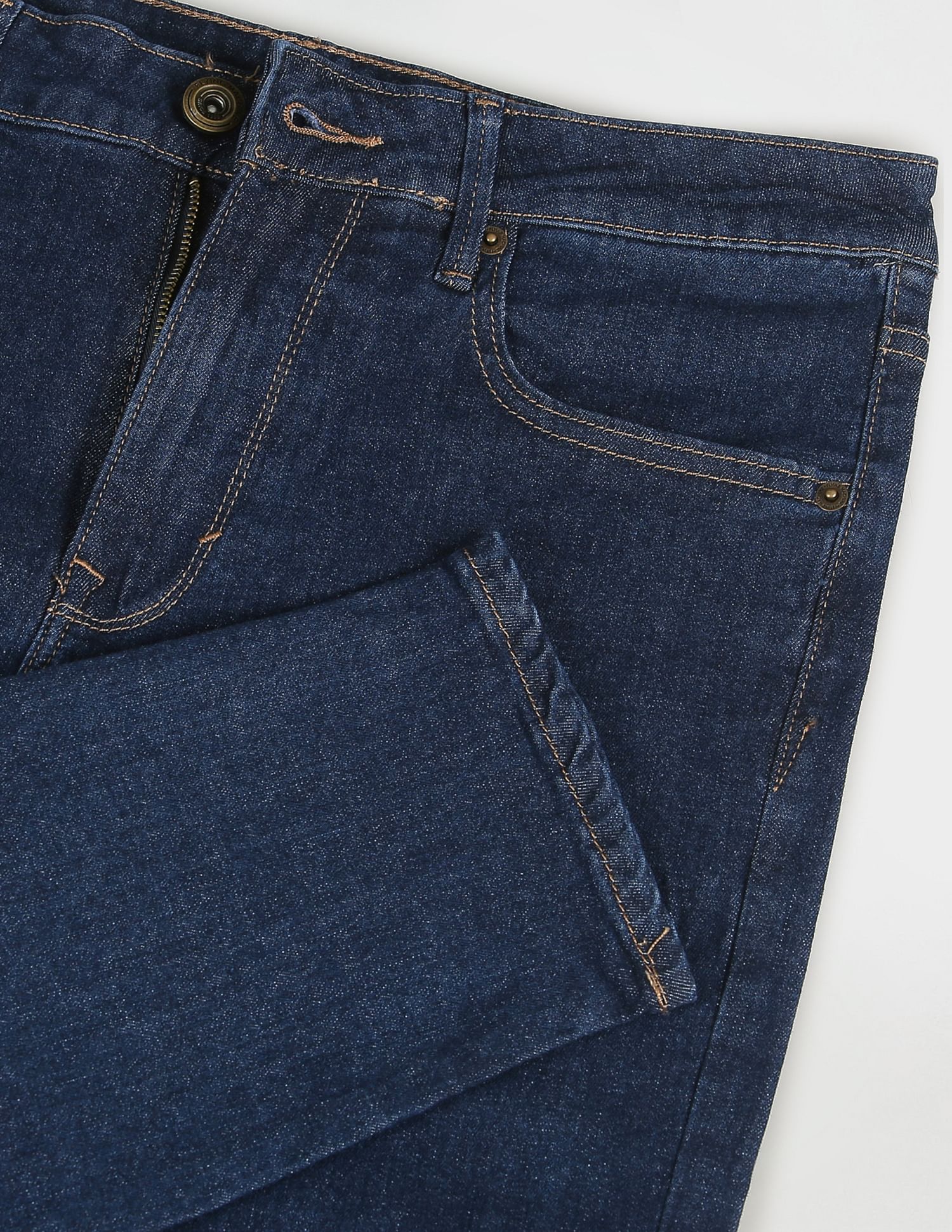 Flying Machine Mankle Relax Tapered Fit Rinsed Jeans