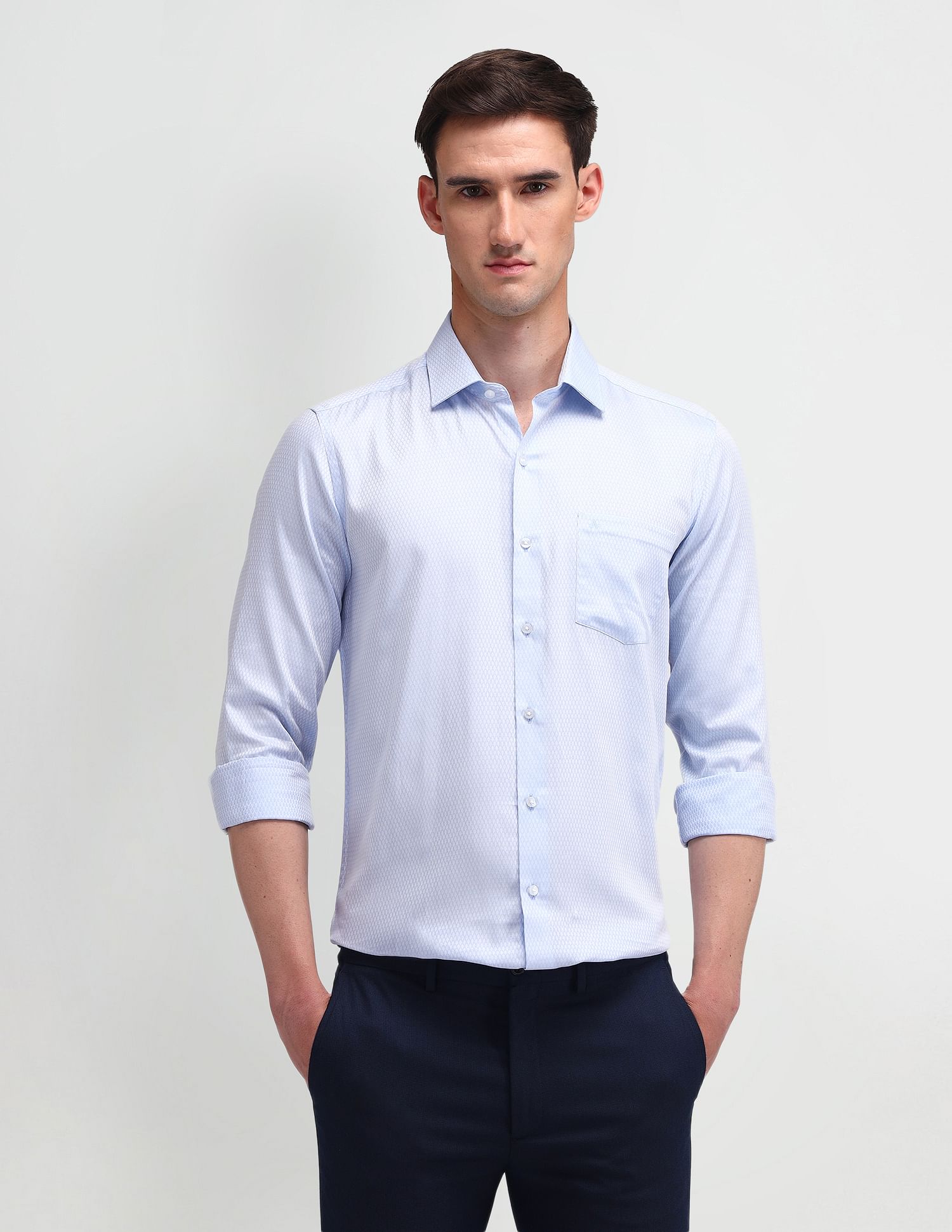 Arrow Brooklyn Fit Textured Shirt