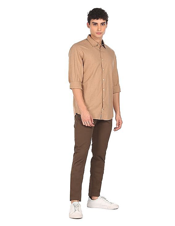 U.S. Polo Assn. Austin Tapered Fit Solid Trousers