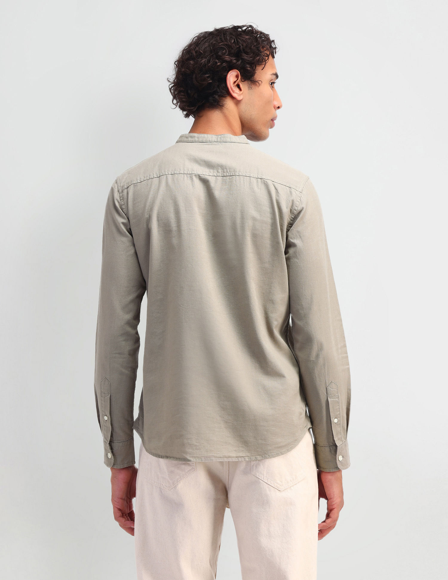 U.S. Polo Assn. Denim Co. Slim Fit Solid Shirt