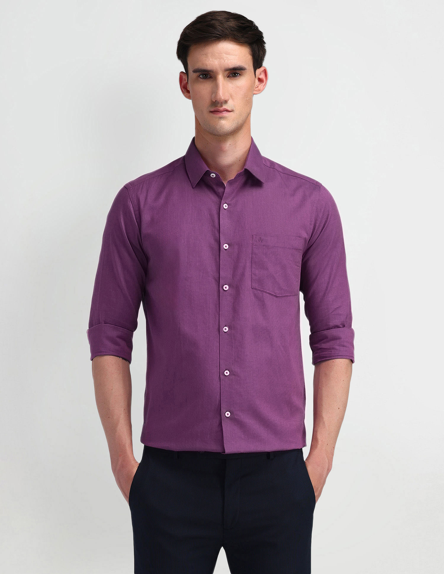 Arrow Solid Dobby Shirt