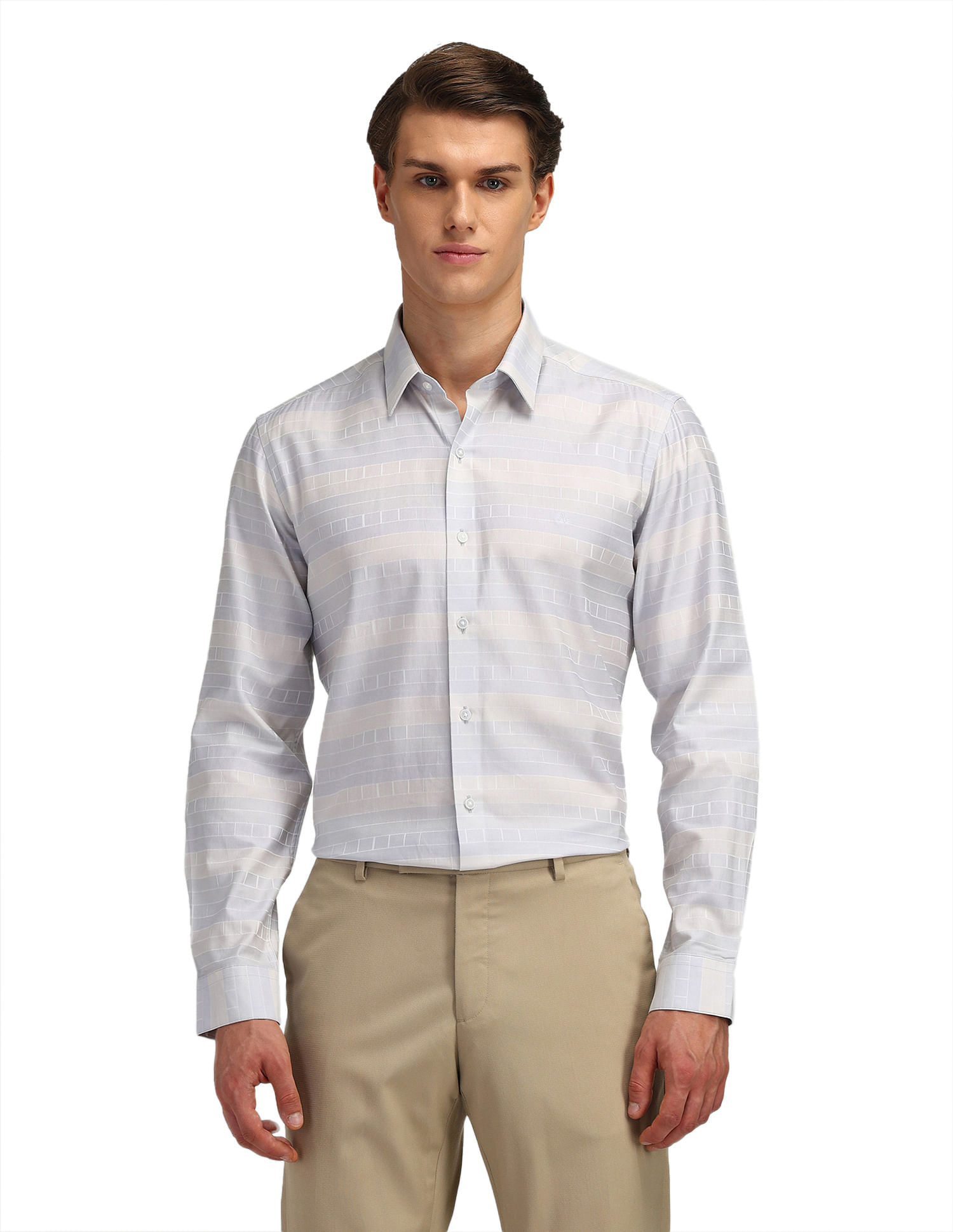 Arrow Newyork Pure Cotton Manhattan Slim Fit Shirt