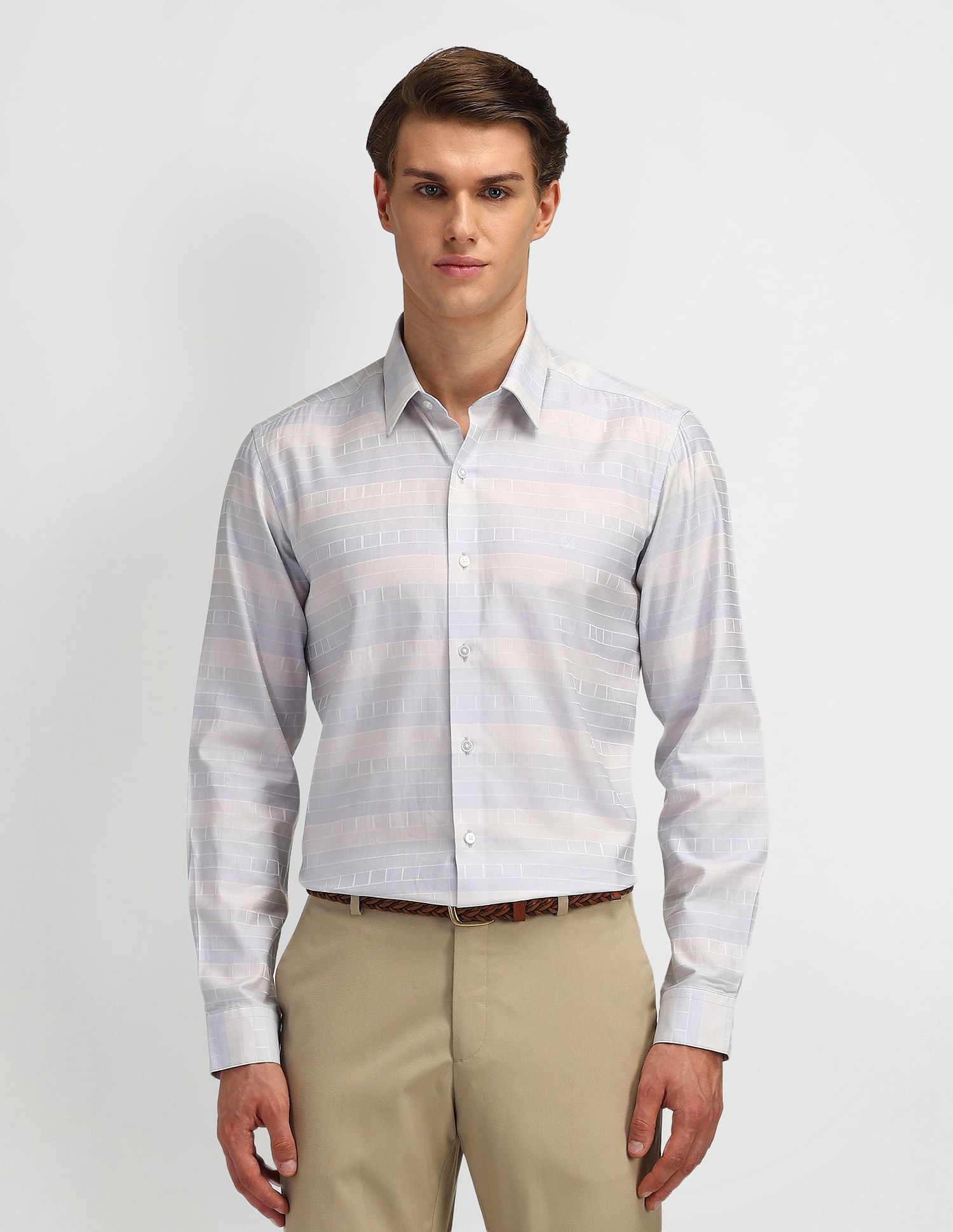 Arrow Newyork Pure Cotton Manhattan Slim Fit Shirt