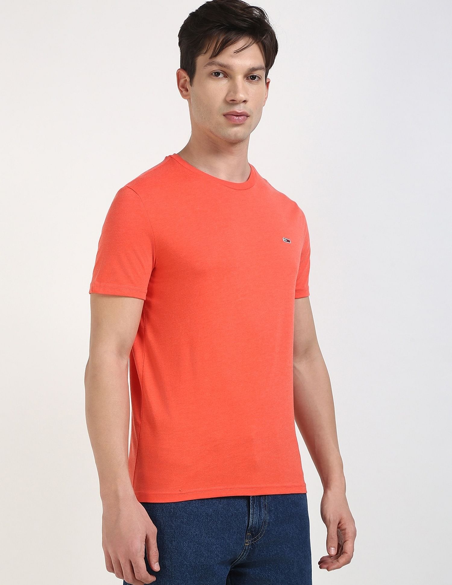 Tommy Hilfiger Solid Slim-Fit Cotton T-Shirt