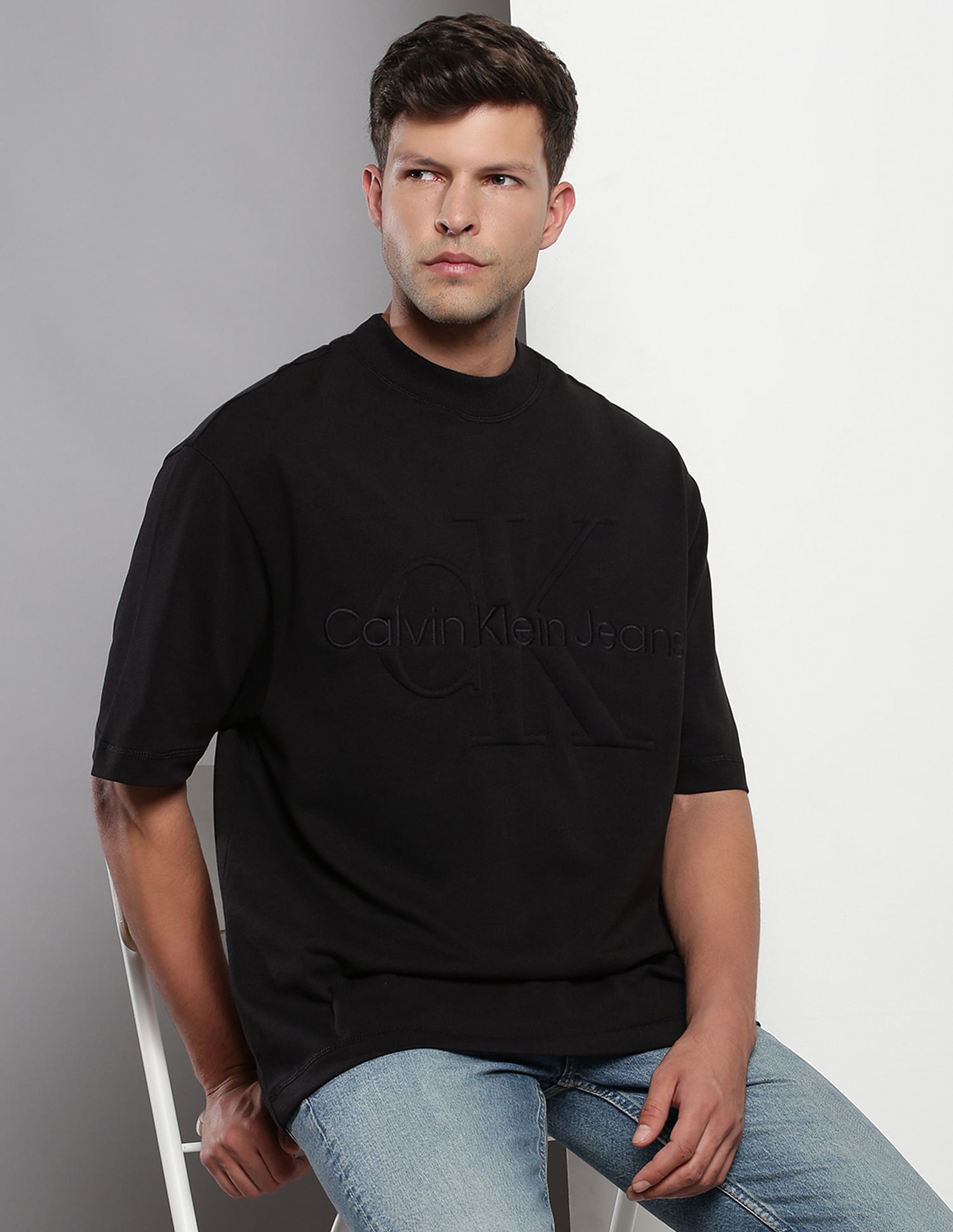 Calvin Klein Premium Monologo Oversized T-Shirt