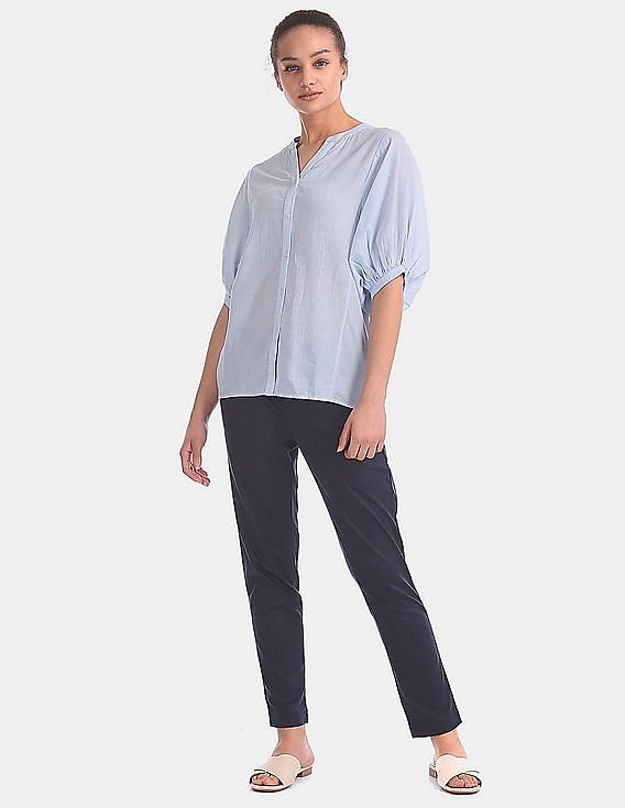 U.S. Polo Assn. Women Dolman Sleeve Boxy Top