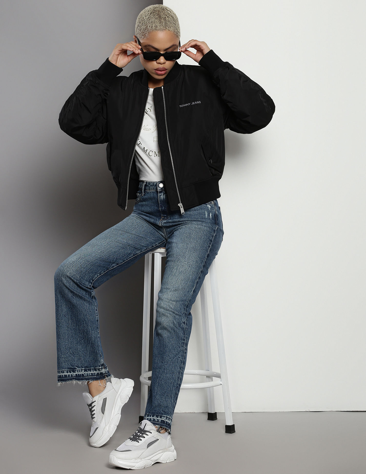 Tommy Hilfiger Kids Recycled Polyester Bomber Jacket