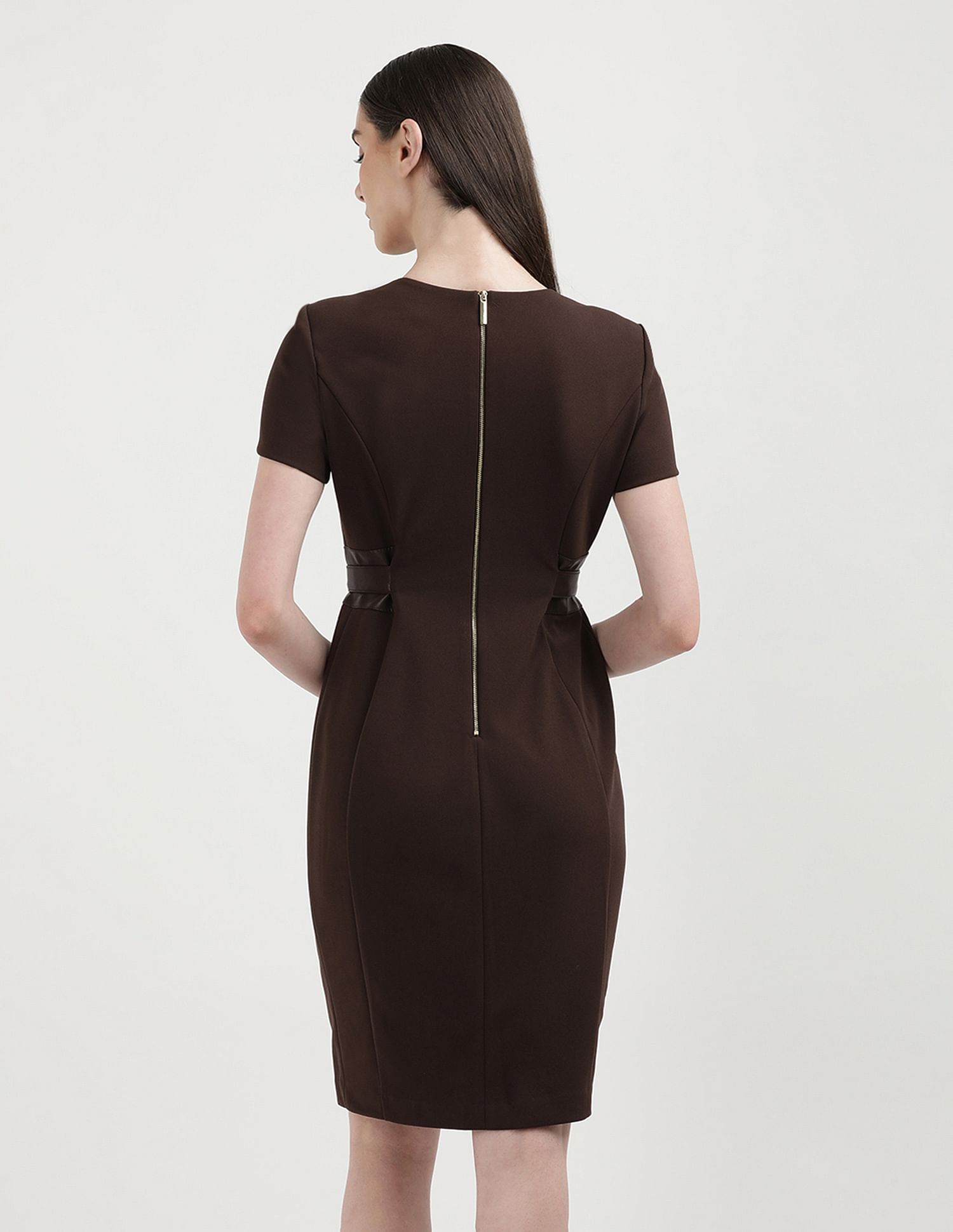 Calvin Klein Scuba Crepe Dress