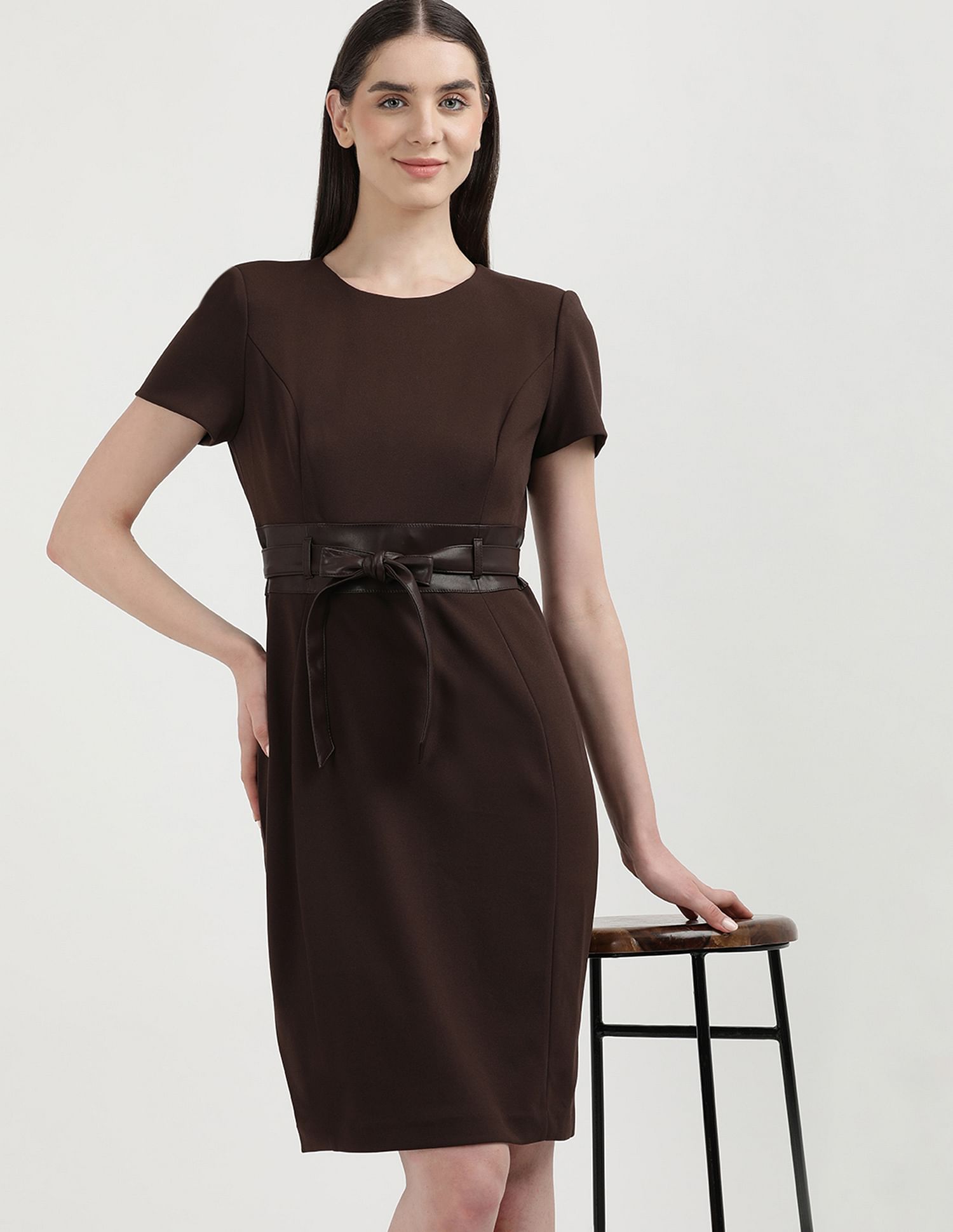 Calvin Klein Scuba Crepe Dress