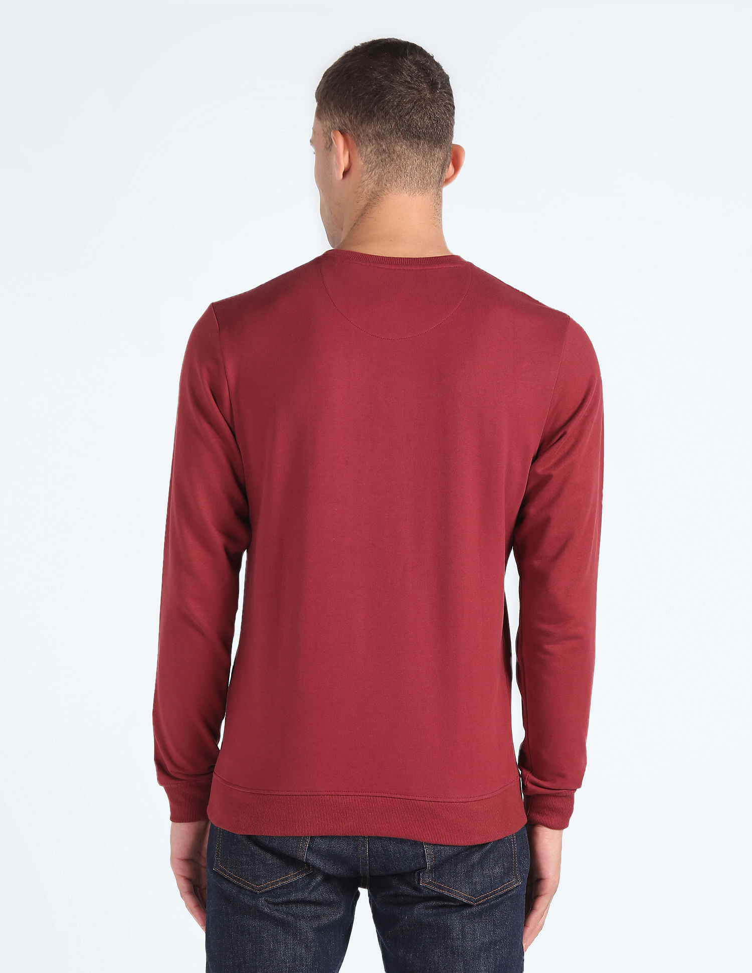 Flying Machine Brand Print Cotton Sweatshirt