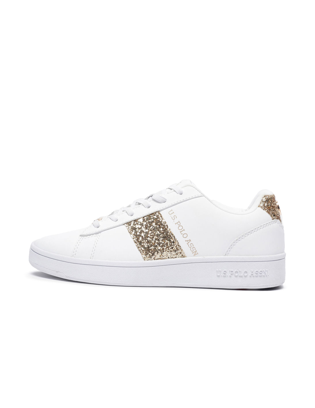 U.S. Polo Assn. Women Embellished Lace Up Kate Sneakers