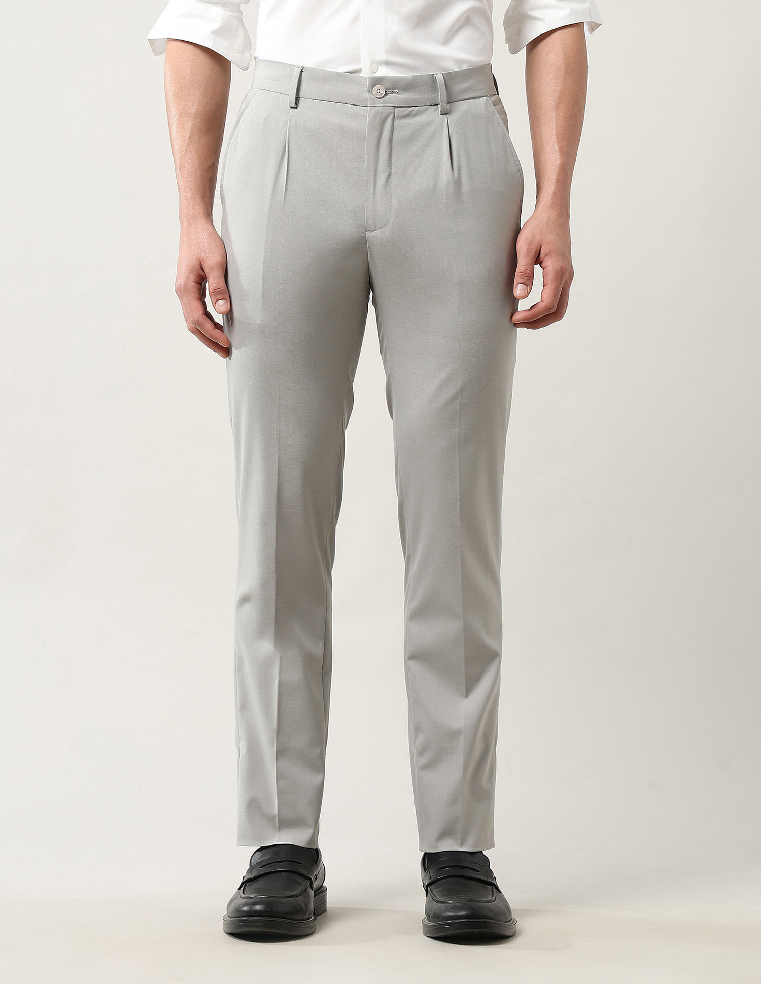 Arrow Newyork Mid Rise Bi-Stretch Trousers