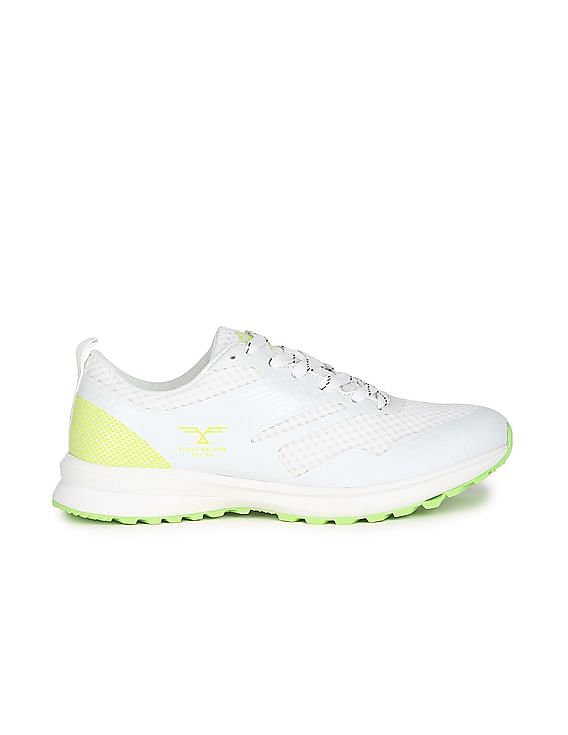 Flying Machine Lace Up Contrast Outsole Welsh Sneakers