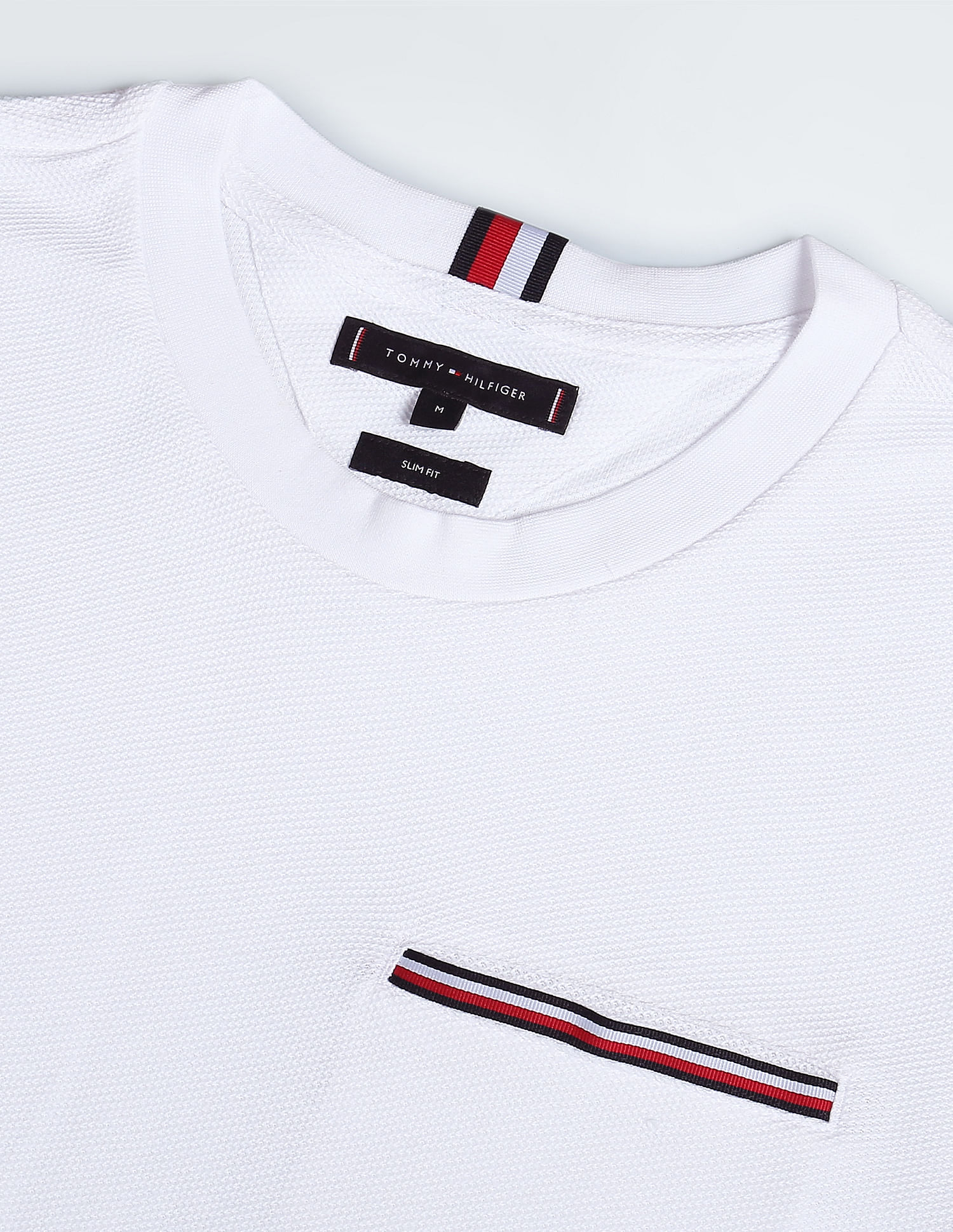 Tommy Hilfiger Honeycomb Knit Signature T-Shirt