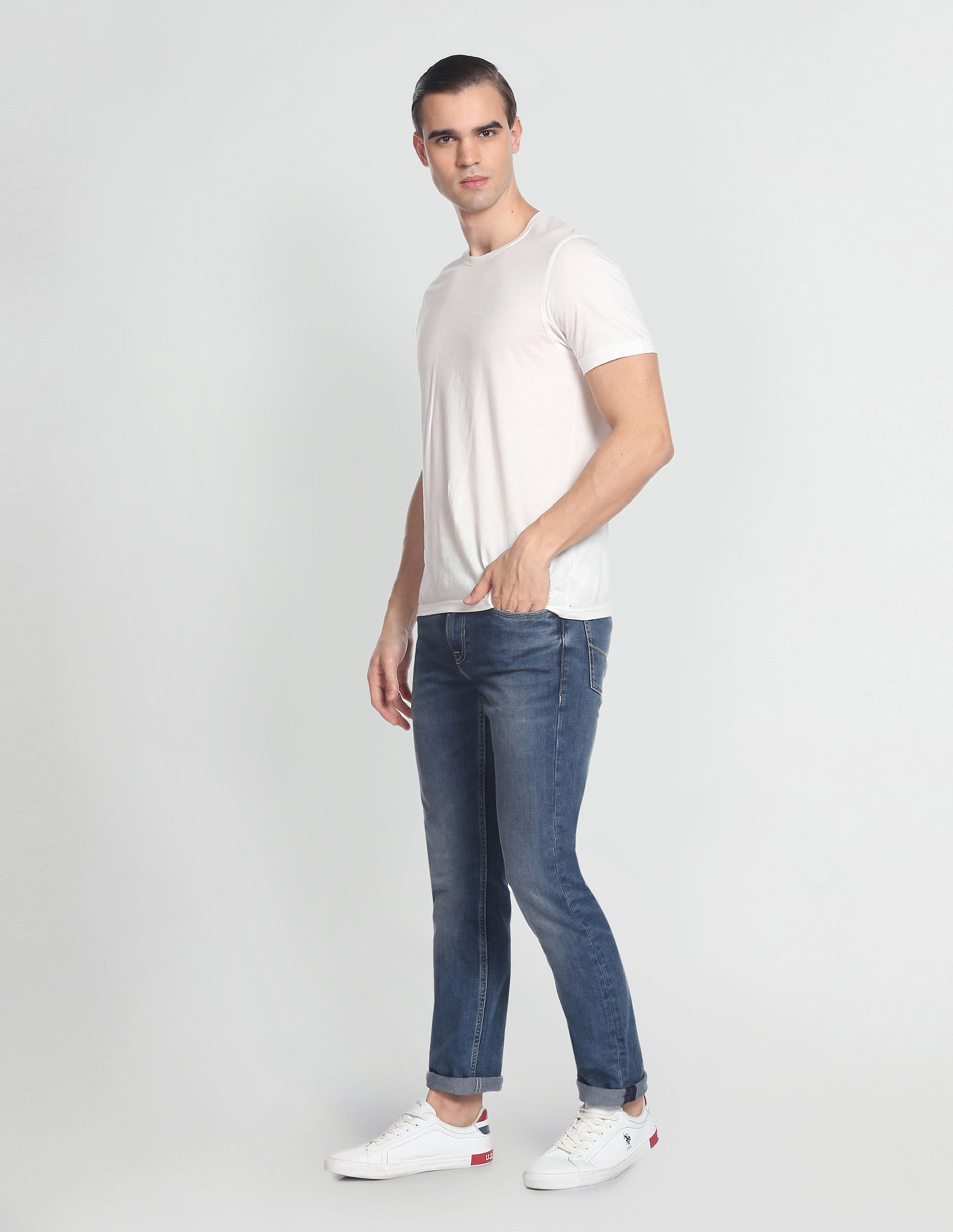 U.S. Polo Assn. Denim Co. Regallo Skinny Fit Blue Jeans