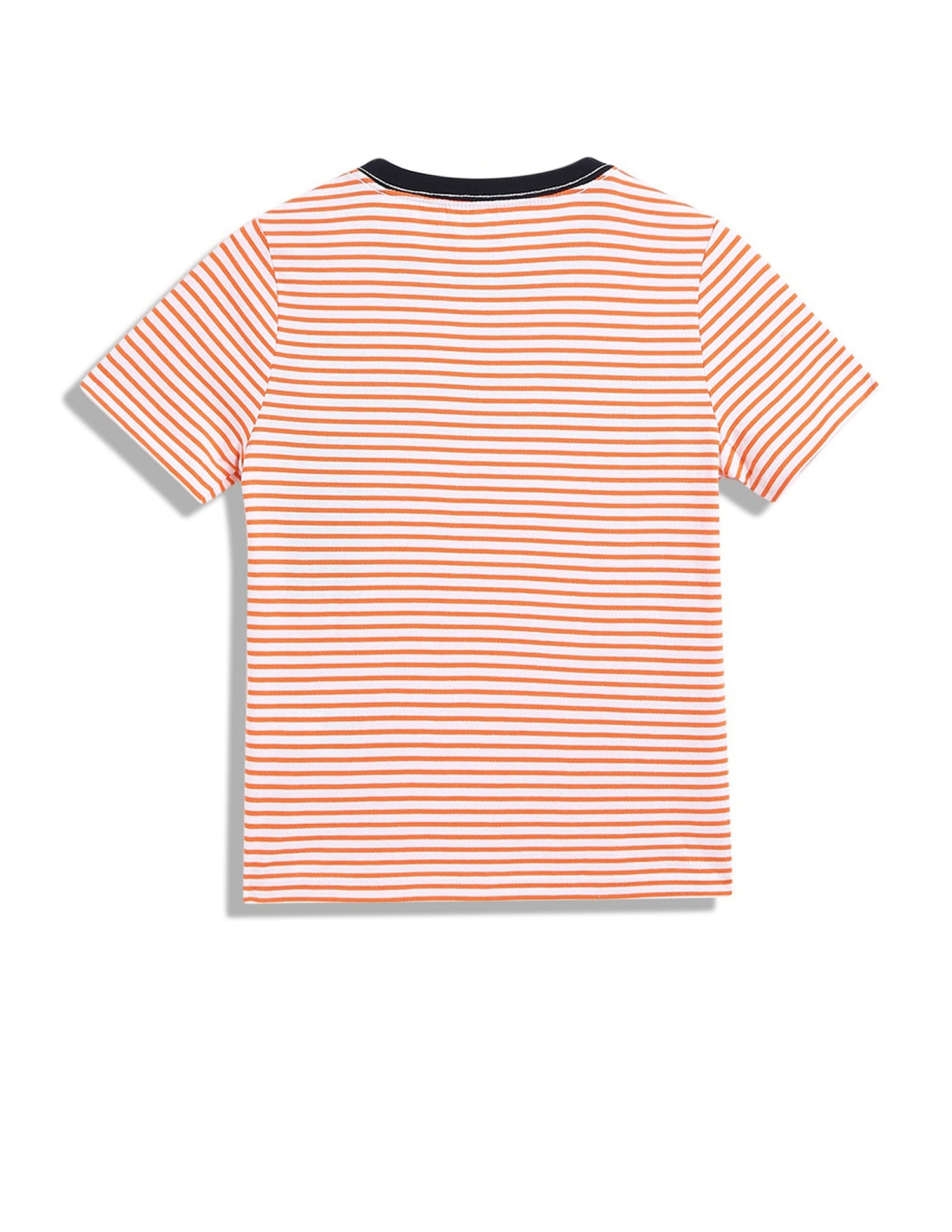 Tommy Hilfiger Kids Boys Striped Regular-Fit Cotton T-Shirt