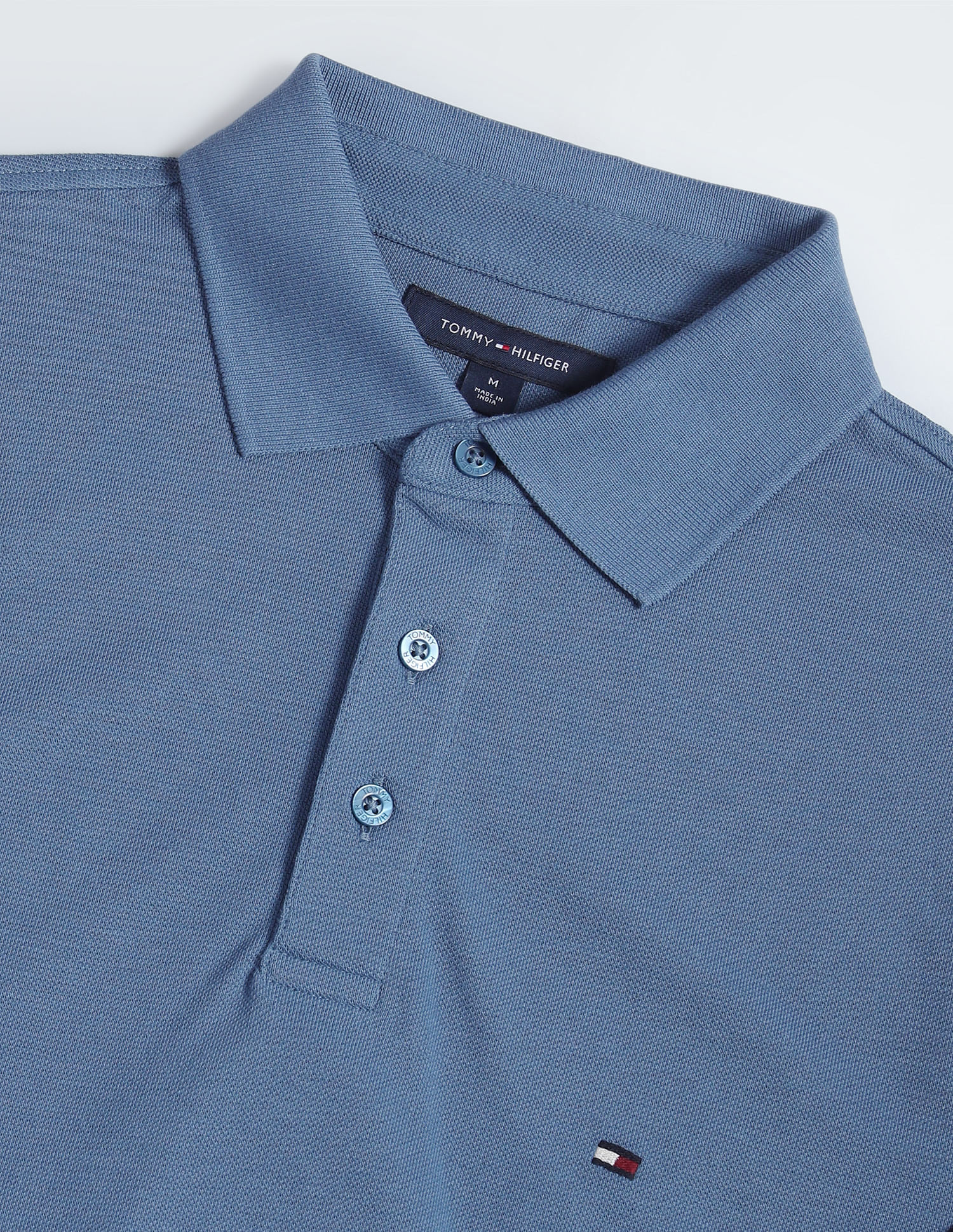Tommy Hilfiger Flag Cuff Slim Polo Shirt