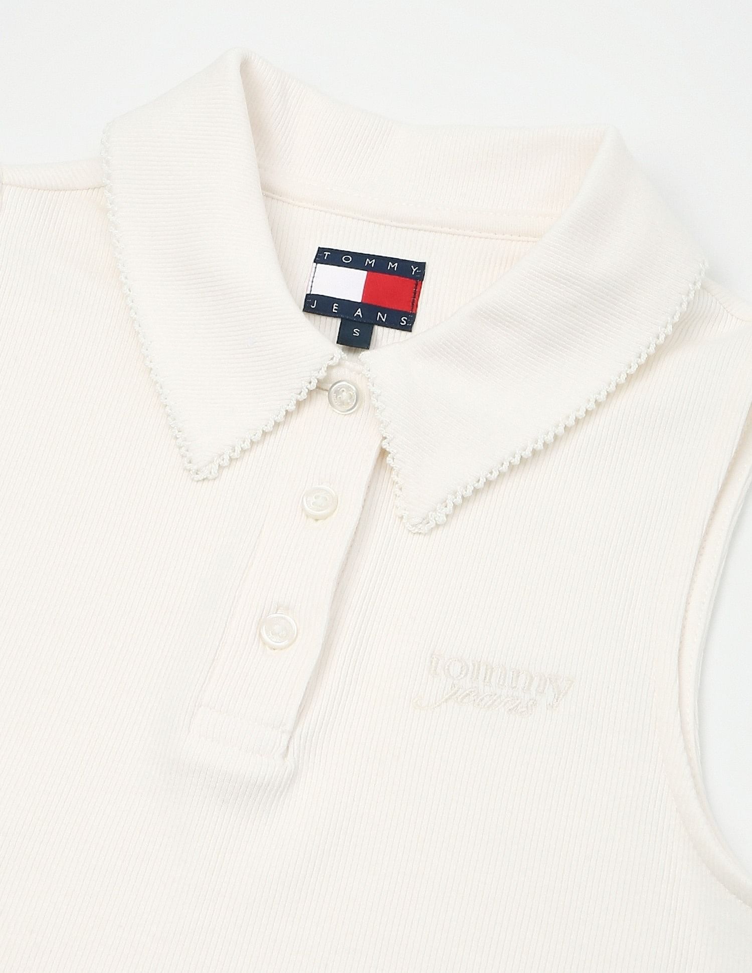 Tommy Hilfiger Self-Design Regular-Fit Cotton Polo T-Shirt