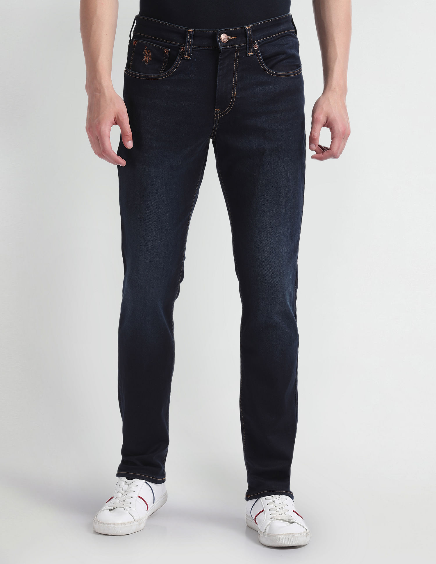 U.S. Polo Assn. Denim Co. Brandon Slim Tapered Fit Blue Jeans