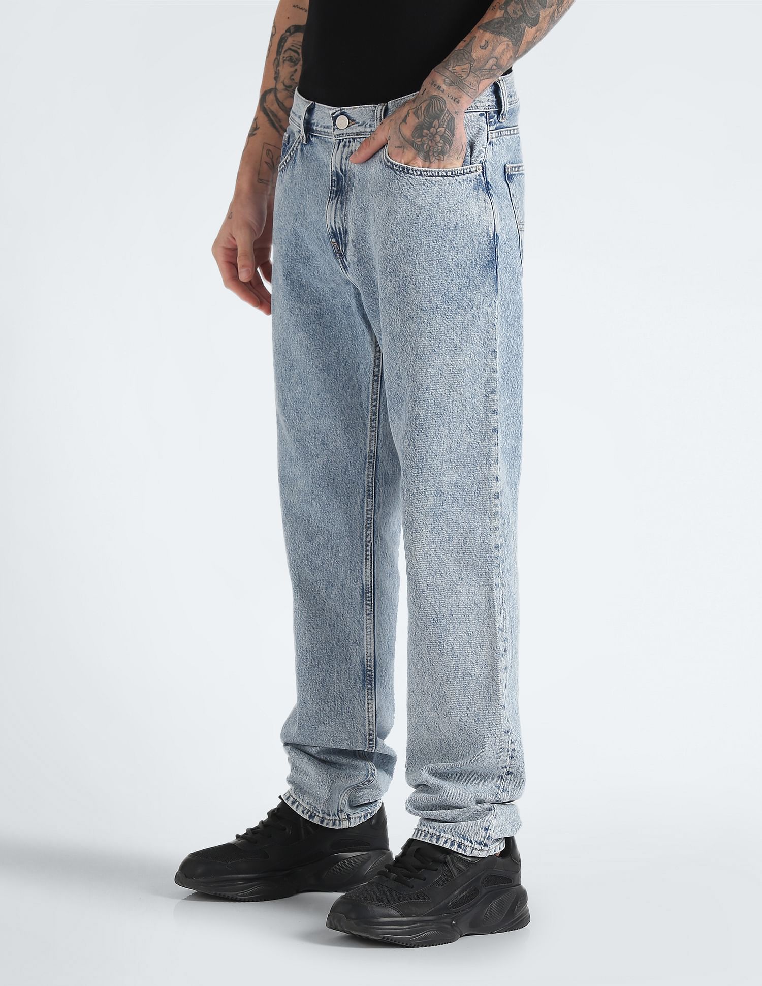 Tommy Hilfiger Ethan Relaxed Straight Fit Jeans