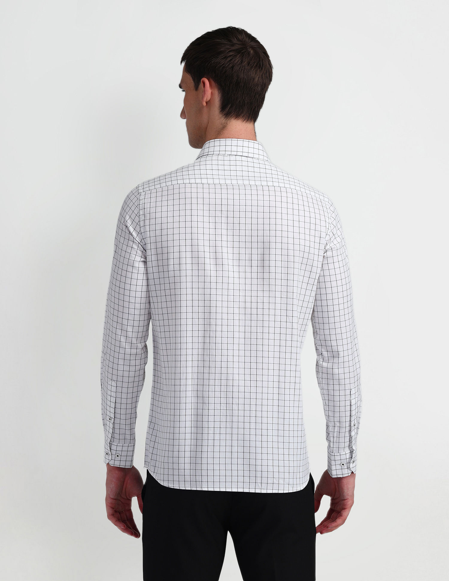 Arrow Windowpane Checked Dobby Shirt