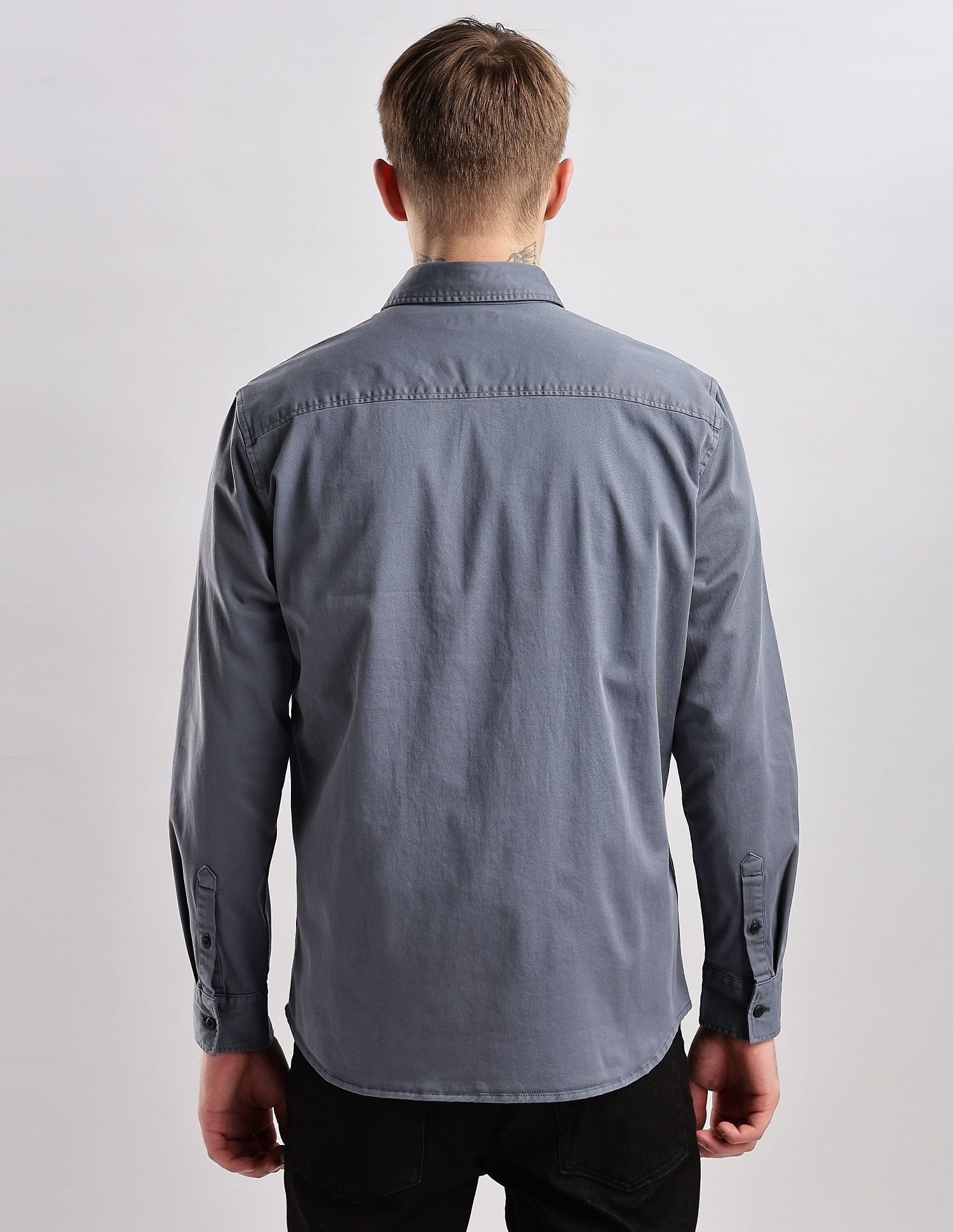 Calvin Klein Jeans Solid Slim Fit Plain Woven Shirt