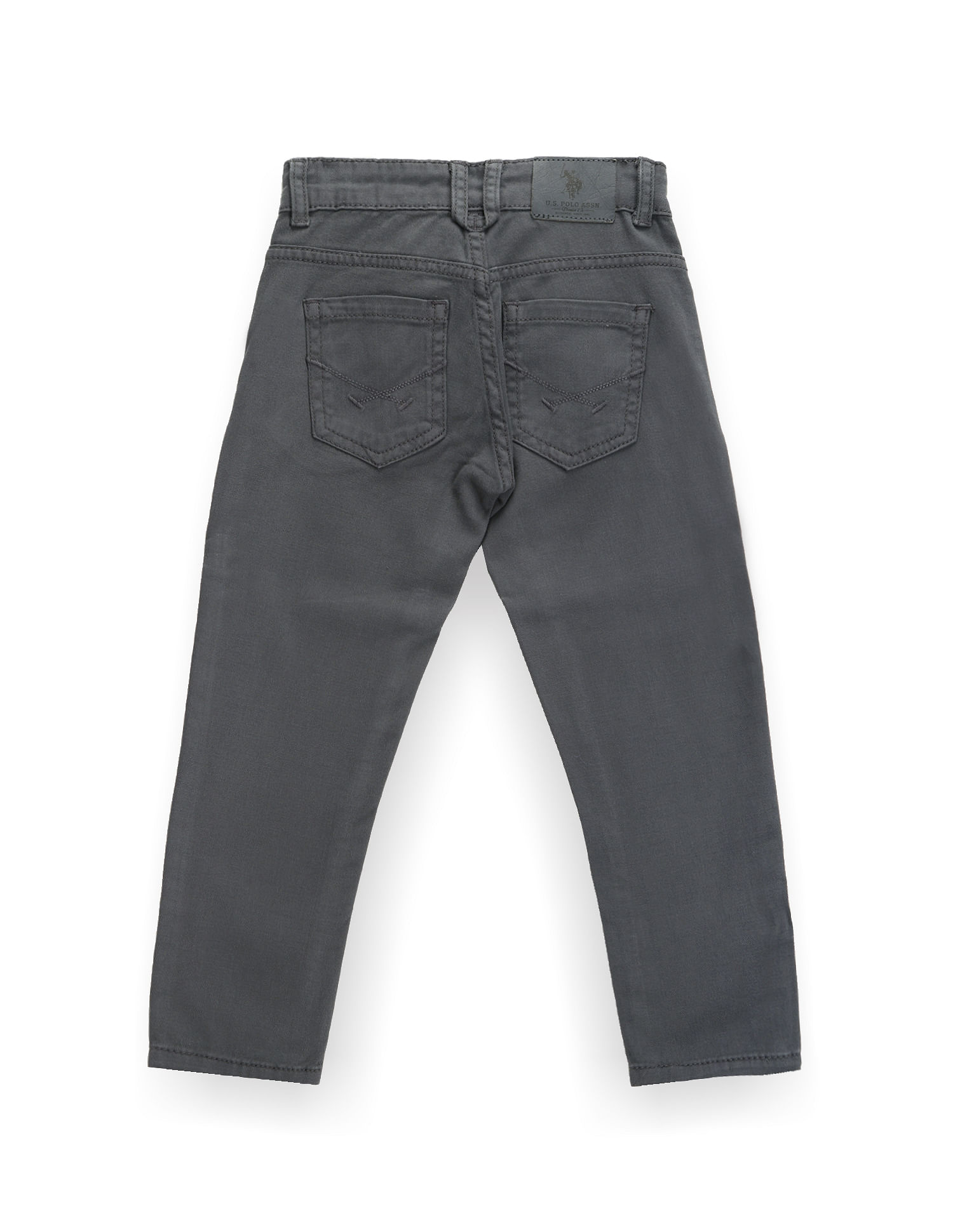 U.S. Polo Assn. Kids Boys Clean Look Slim Jeans