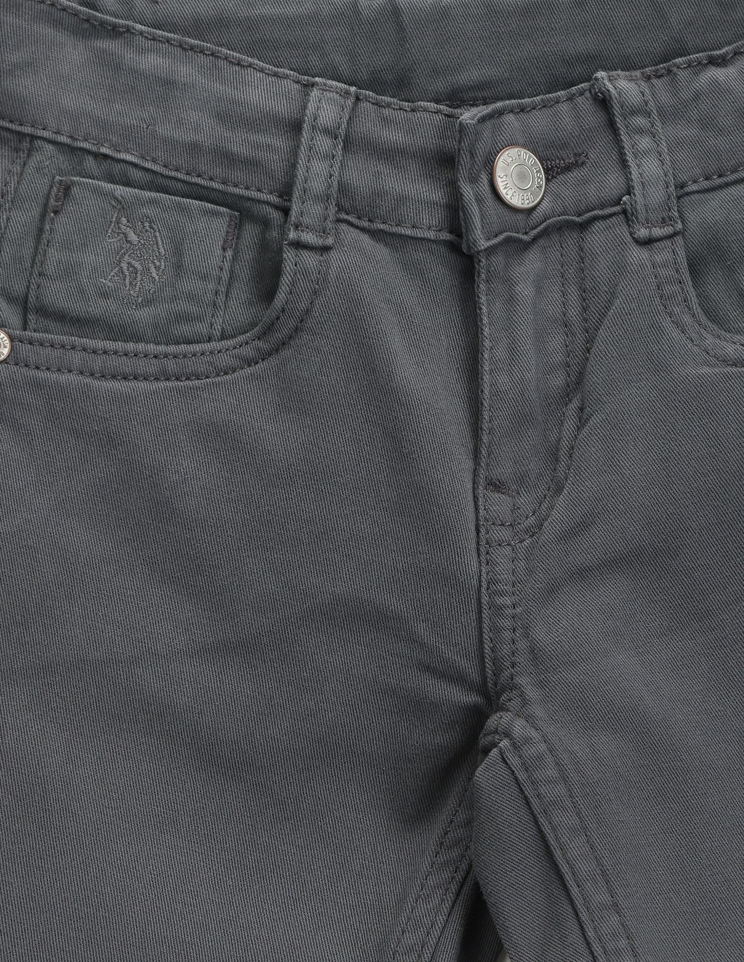 U.S. Polo Assn. Kids Boys Clean Look Slim Jeans