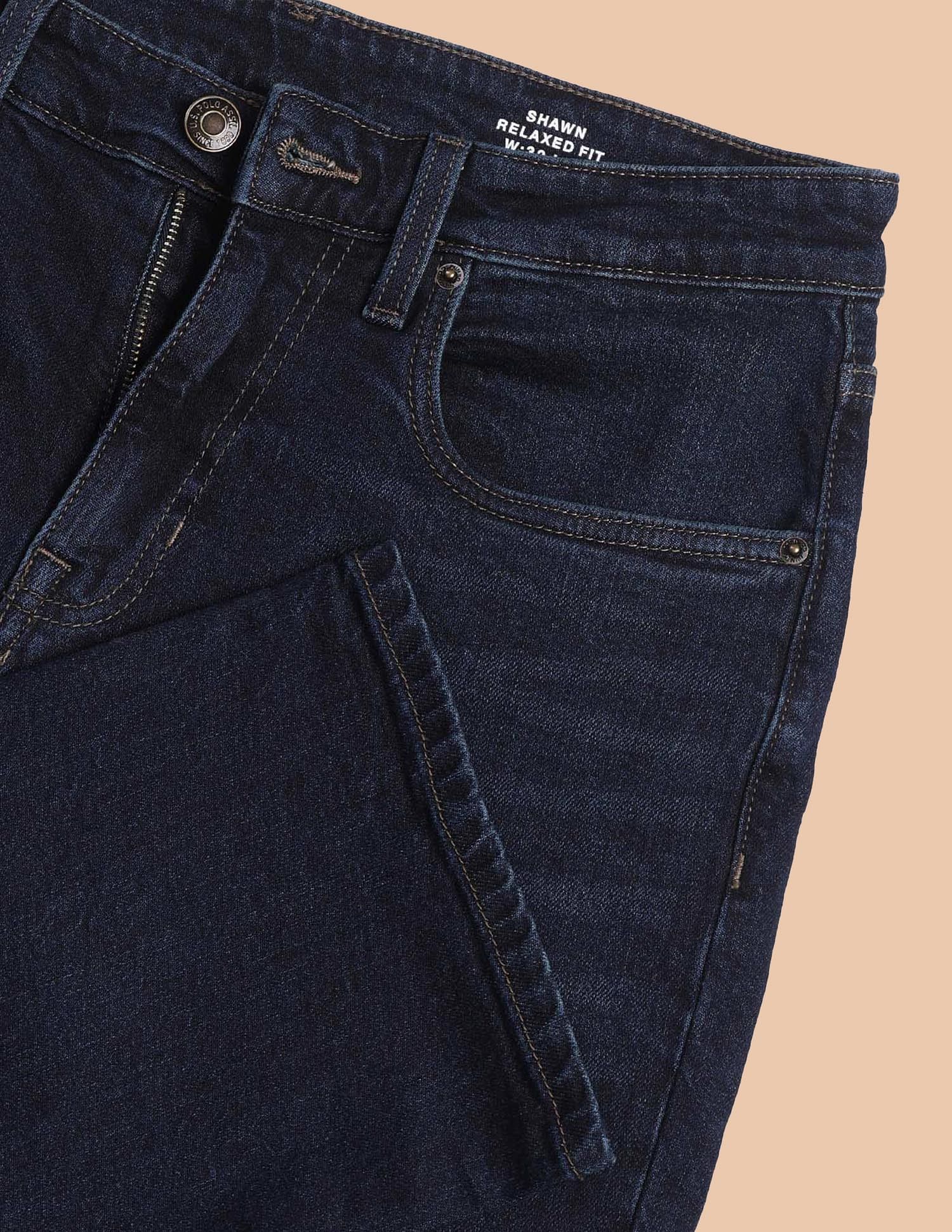 U.S. Polo Assn. Denim Co. Shawn Relaxed Fit Blue Jeans