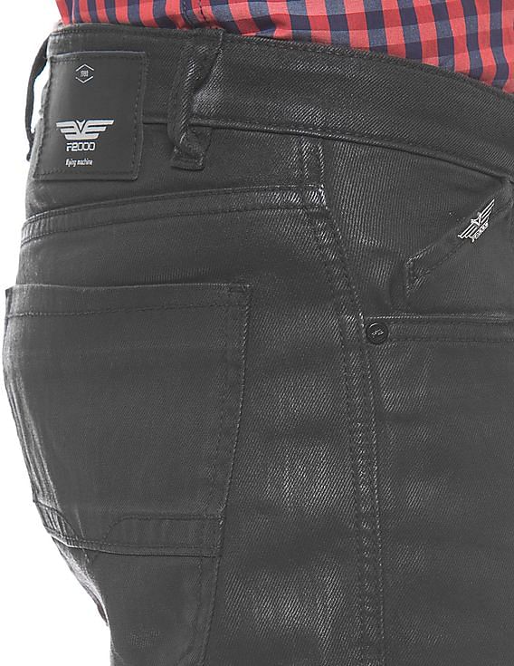 Buy Flying Machine Men Skinny Fit Coated Jeans - NNNOW.com