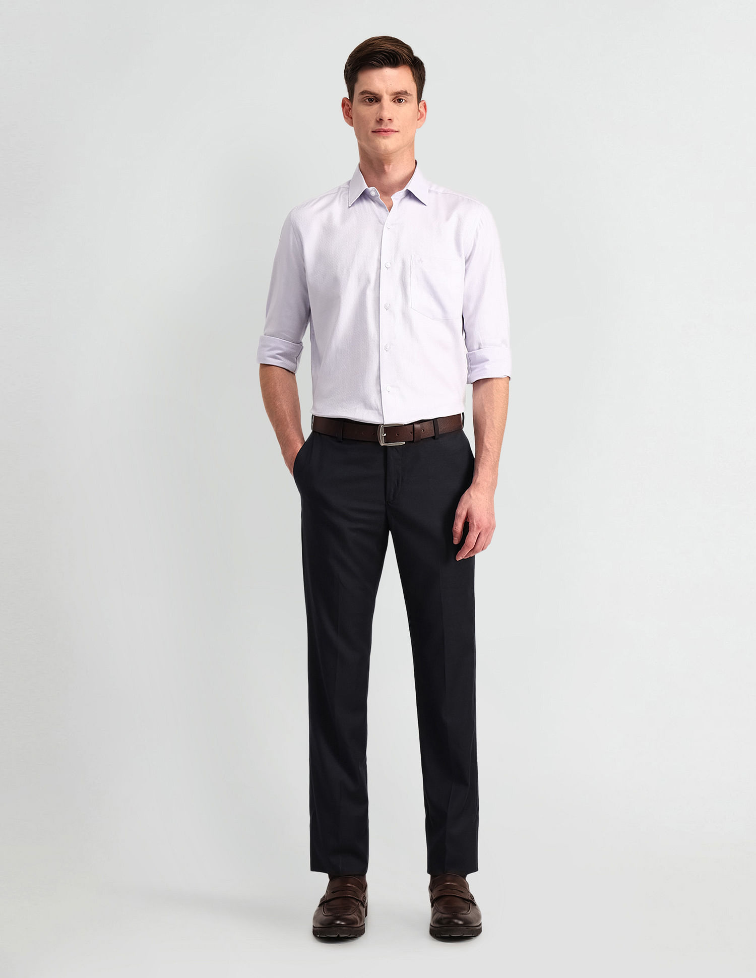 Arrow Manhattan Slim Fit Cotton Shirt