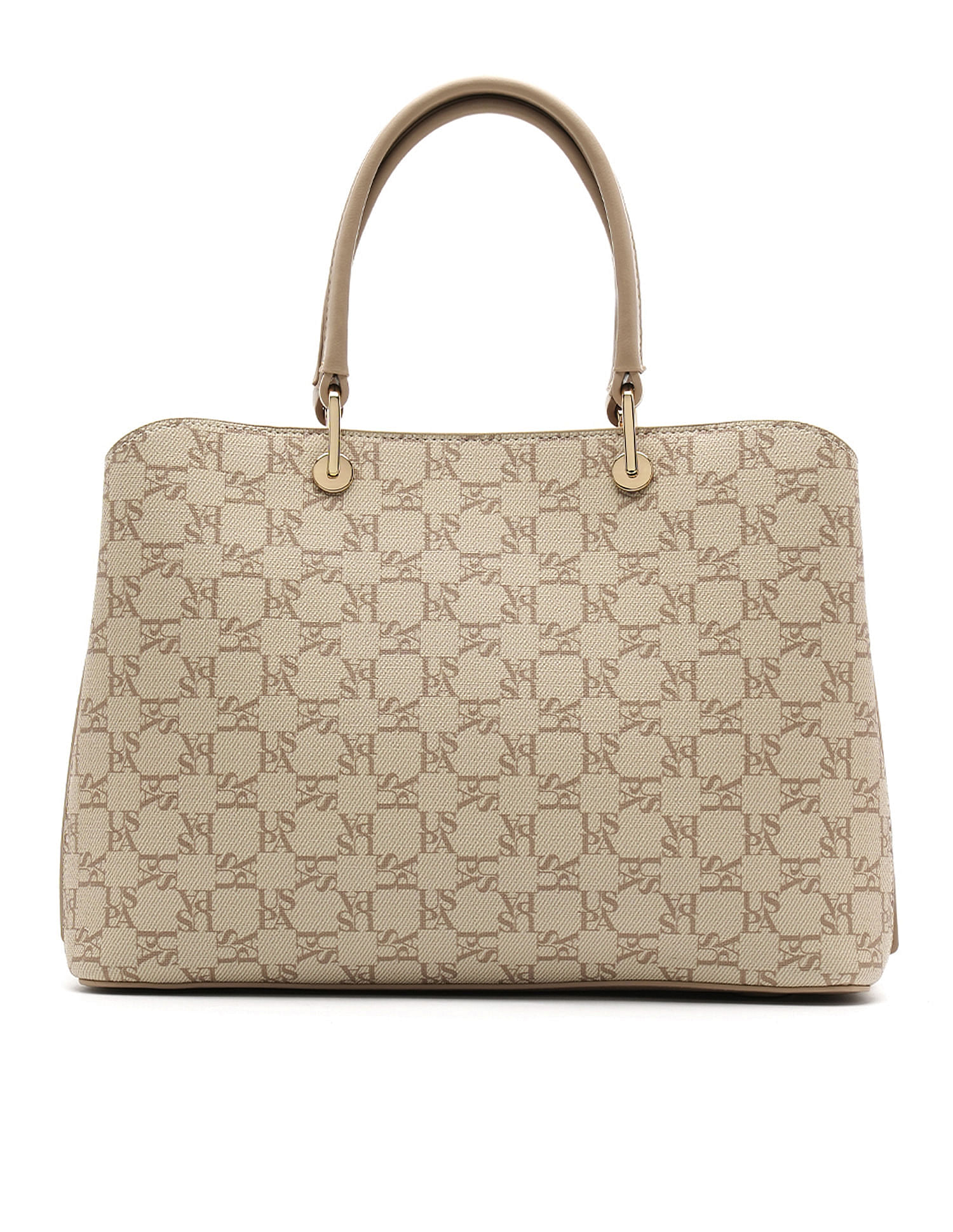 U.S. Polo Assn. Zoe Monogram Satchel Bag