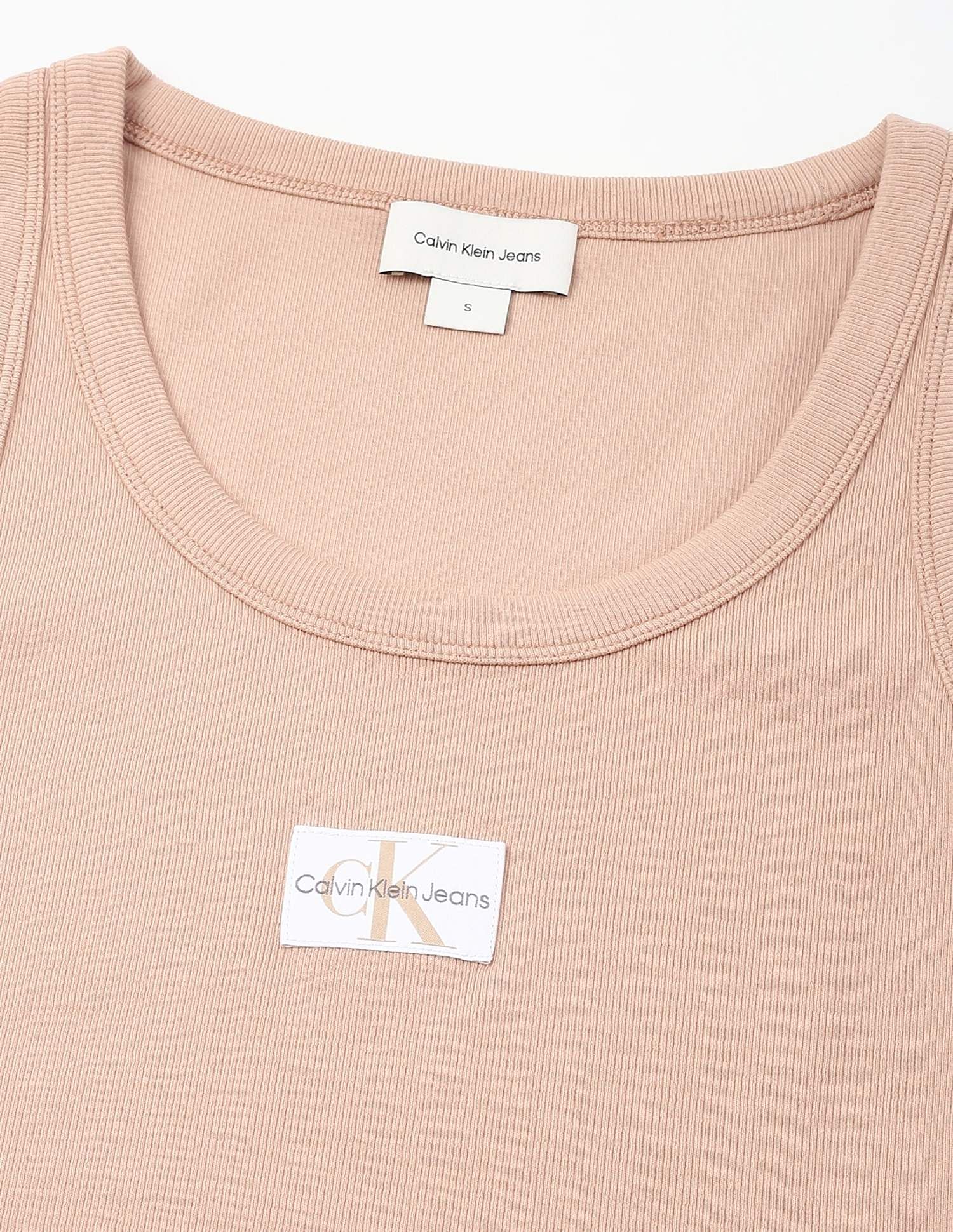 Calvin Klein Jeans Slim-Fit Cotton Round Neck Tank Top